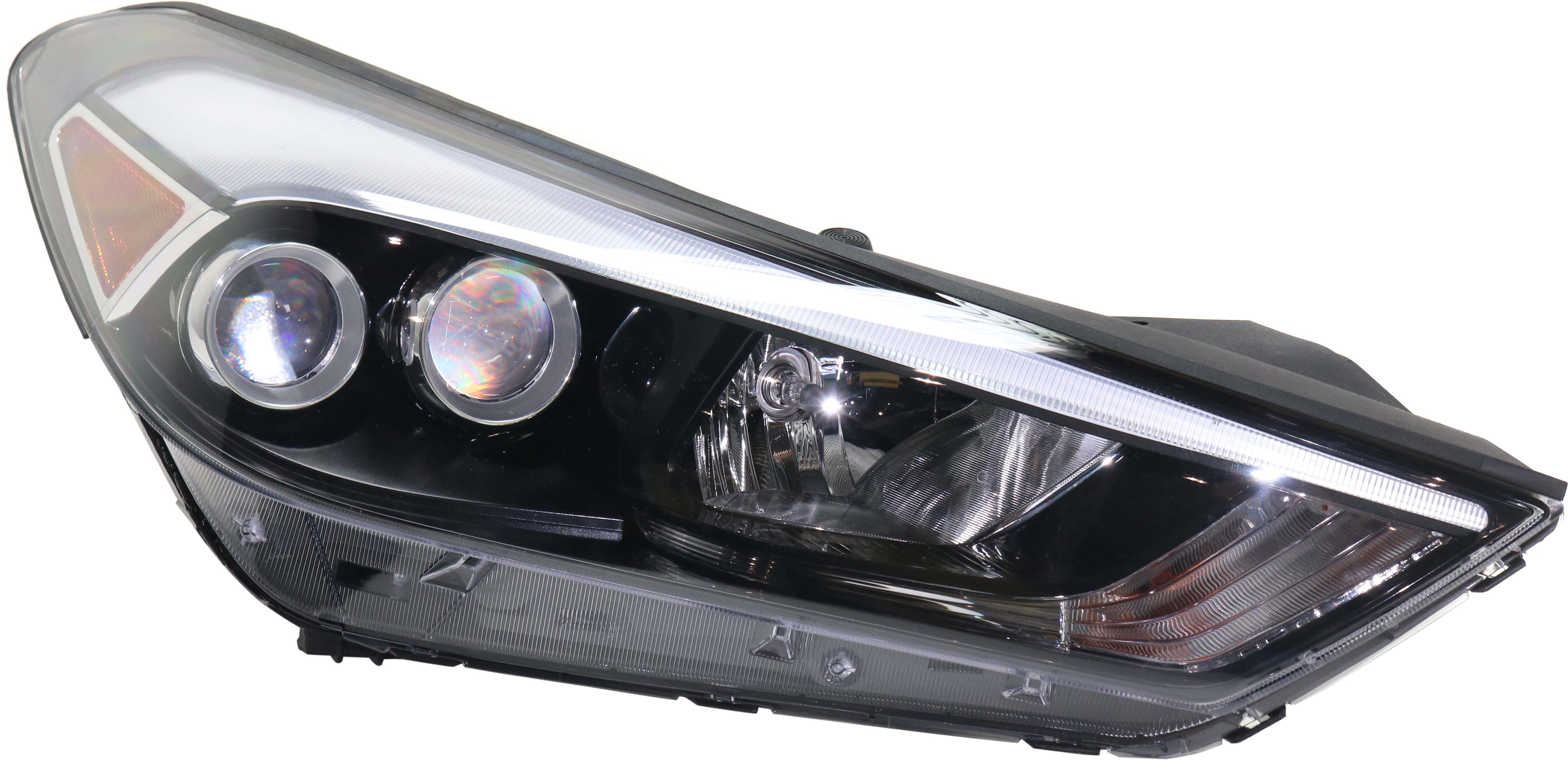 AM TUCSON 16-18 HEAD LAMP RH Assembly LED SKU RH10010039 Partslink HY2503220 OEM 92102D3350