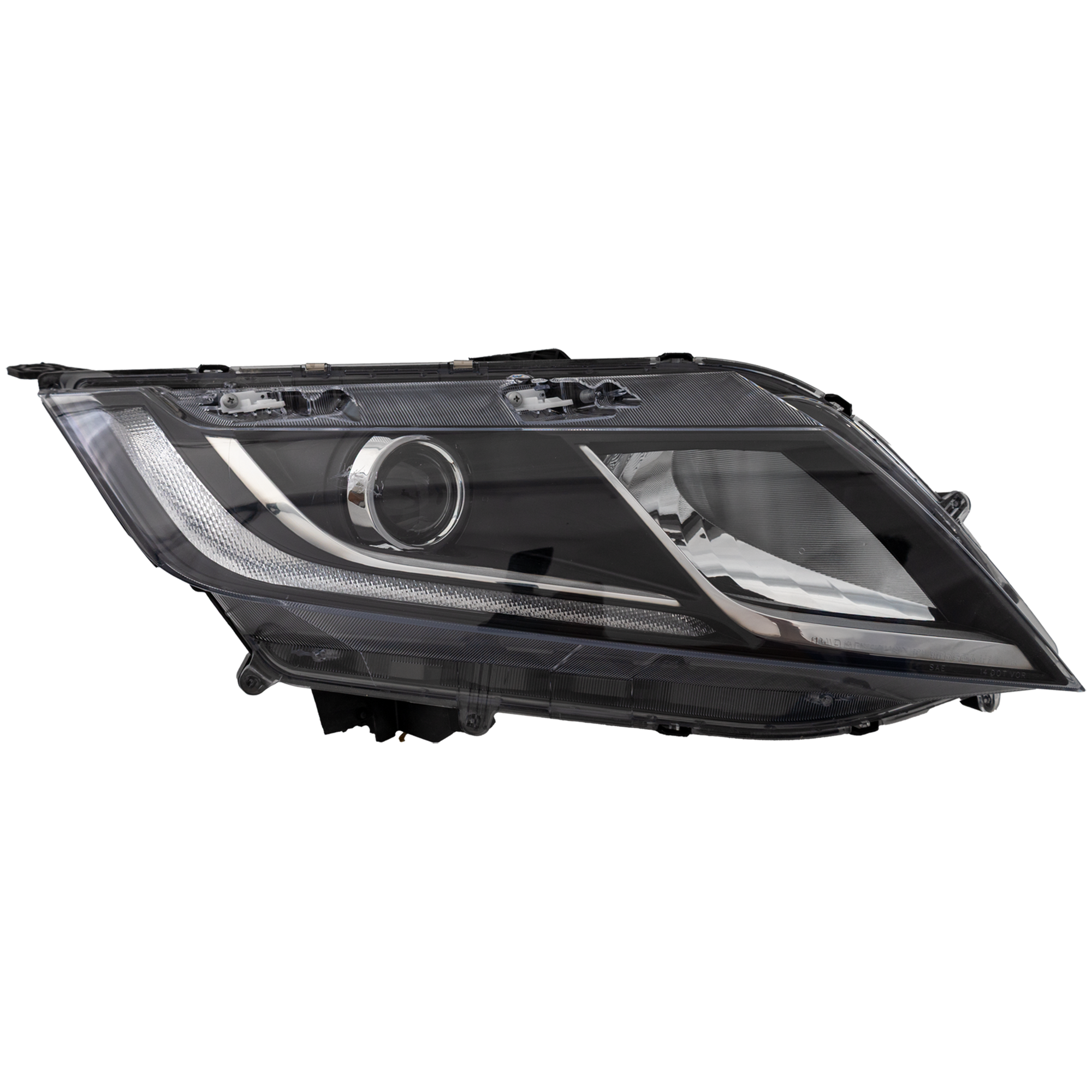 AM ODYSSEY 18-22 HEAD LAMP RH Halogen Assembly w o Daytime Running Light CAPA SKU RH10010045Q Partslink HO2503185C OEM 33100THRA01
