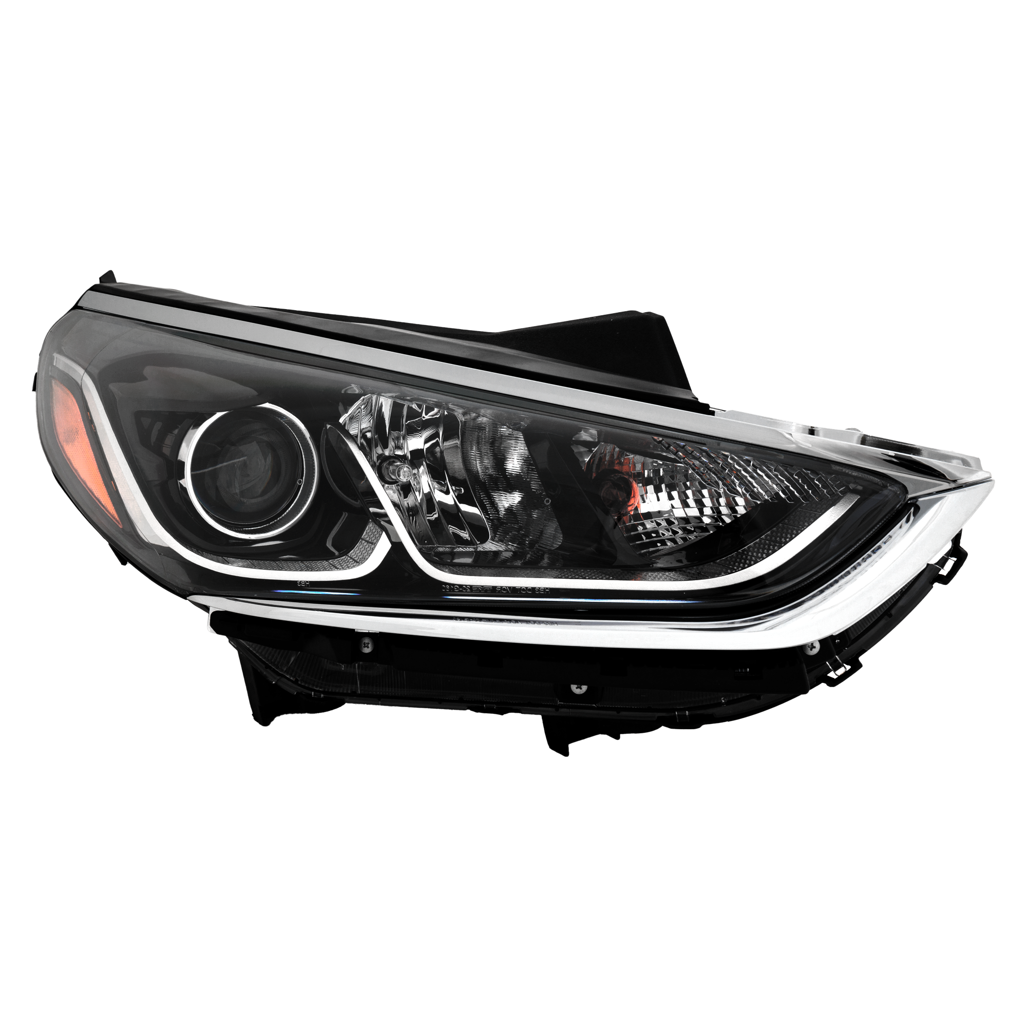 AM SONATA 18-19 HEAD LAMP RH Assembly Halogen SKU RH10010053 Partslink HY2503217 OEM 92102C2500