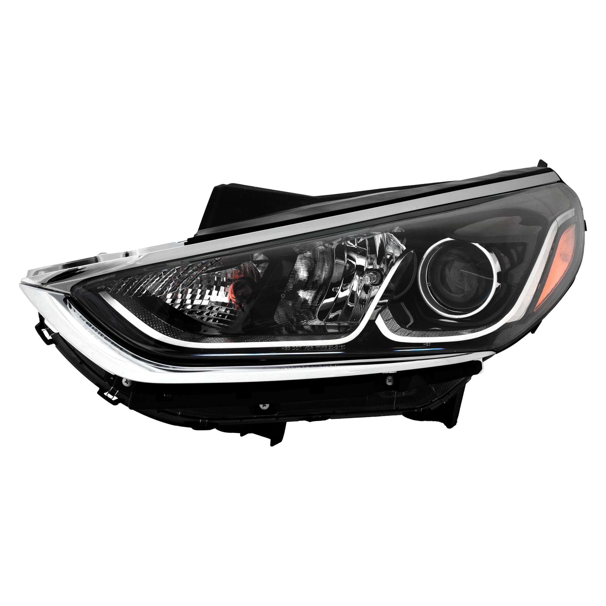 AM SONATA 18-19 HEAD LAMP LH Assembly Halogen SKU RH10010054 Partslink HY2502217 OEM 92101C2500