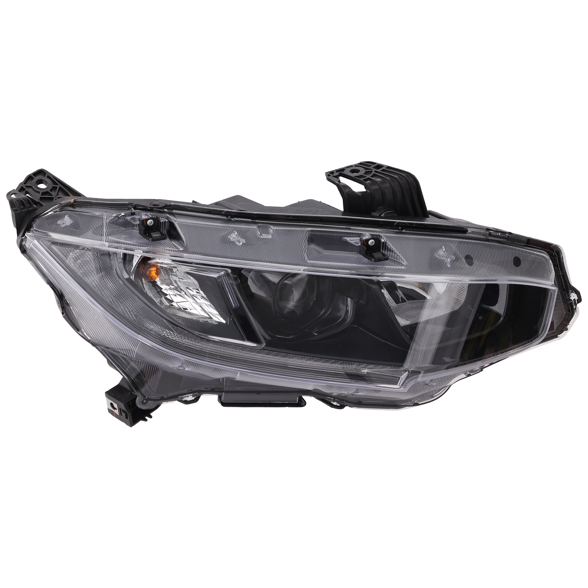 AM CIVIC 19-21 HEAD LAMP RH Assembly Halogen 2.0L Eng Coupe EX EX L Models 1.5L Eng North America Built Vehicle Sedan CAPA SKU RH10010063Q Partslink HO2503192C OEM 33100TBAA31