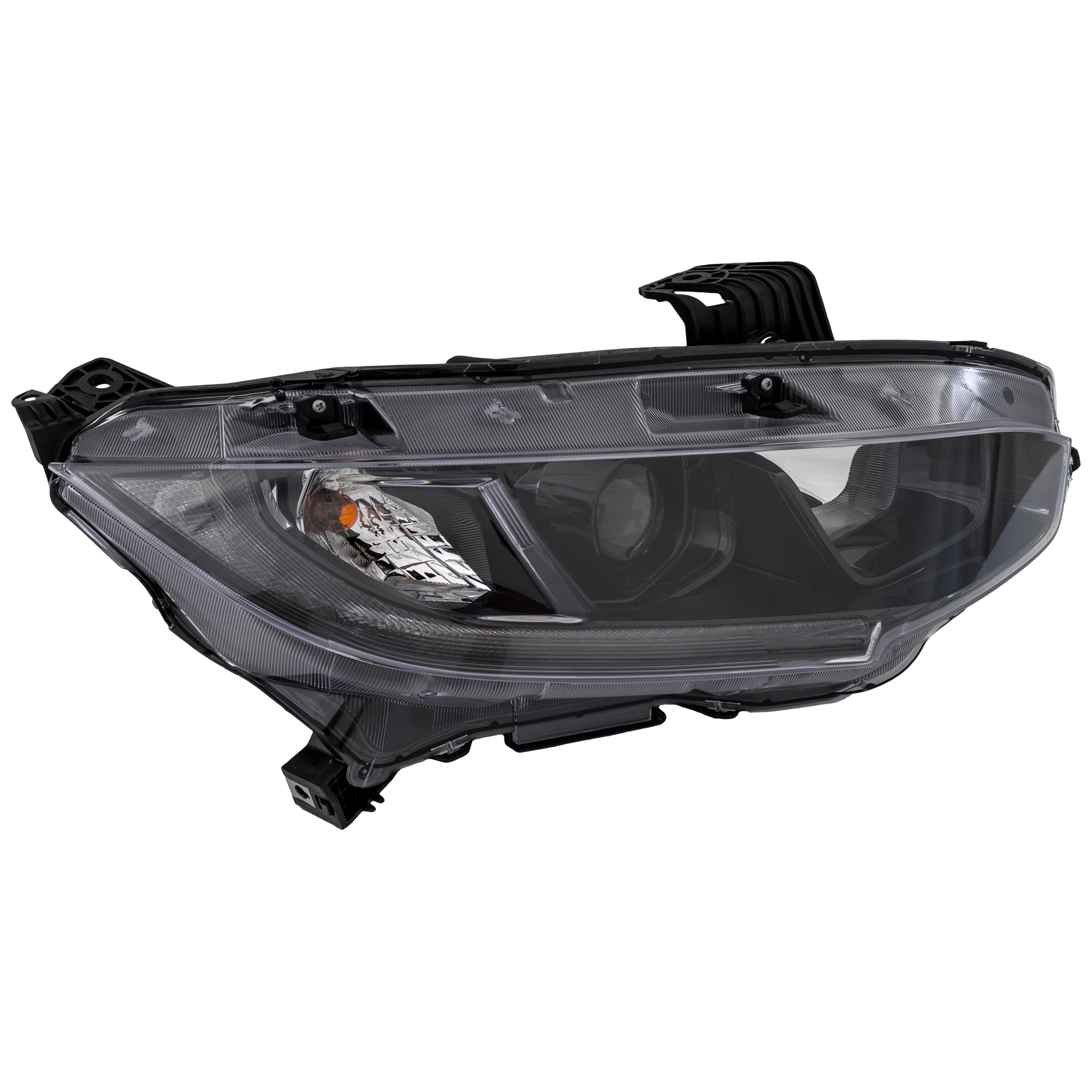 AM CIVIC 19-21 HEAD LAMP RH Assembly Halogen 2.0L Eng Coupe EX EX L Models 1.5L Eng North America Built Vehicle Sedan SKU RH10010063 Partslink HO2503192 OEM 33100TBAA31