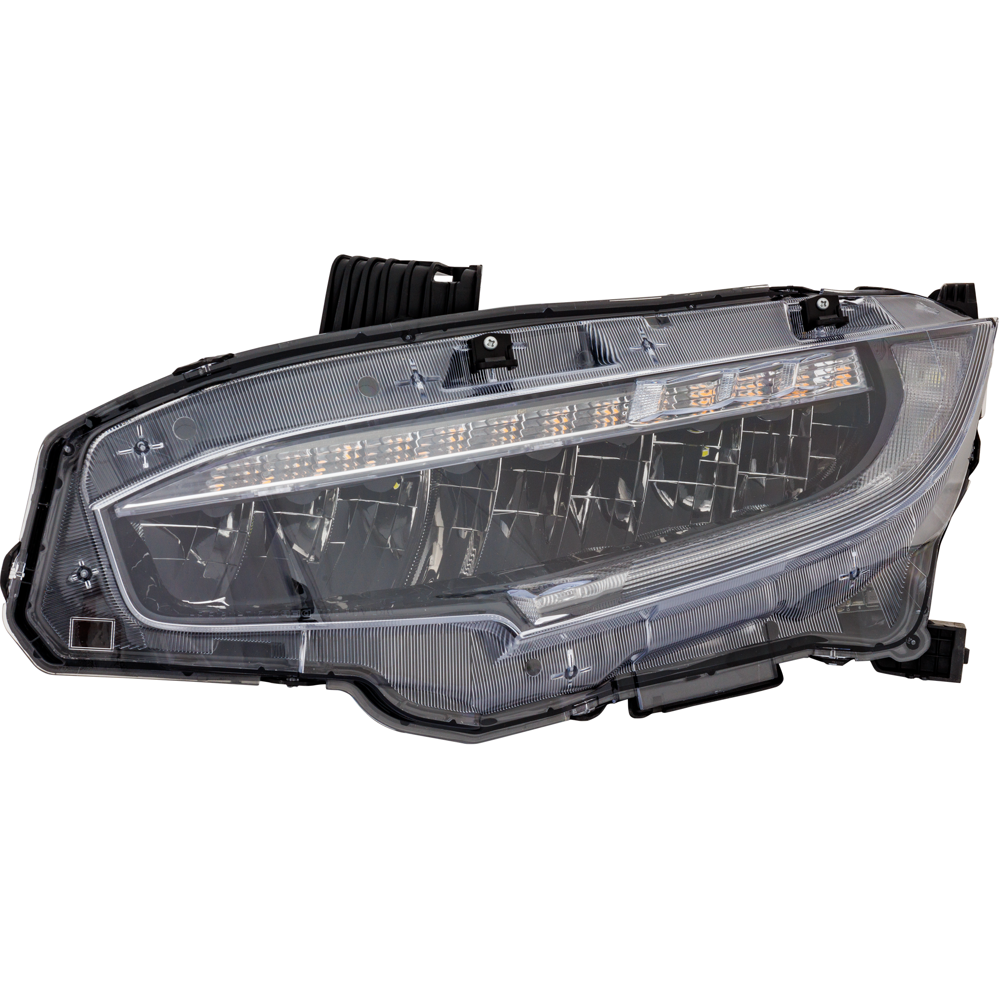 AM CIVIC 19-19 HEAD LAMP LH Assembly LED Touring Model CAPA SKU RH10010106Q Partslink HO2502195C OEM 33150TBAA22-06336TBA305