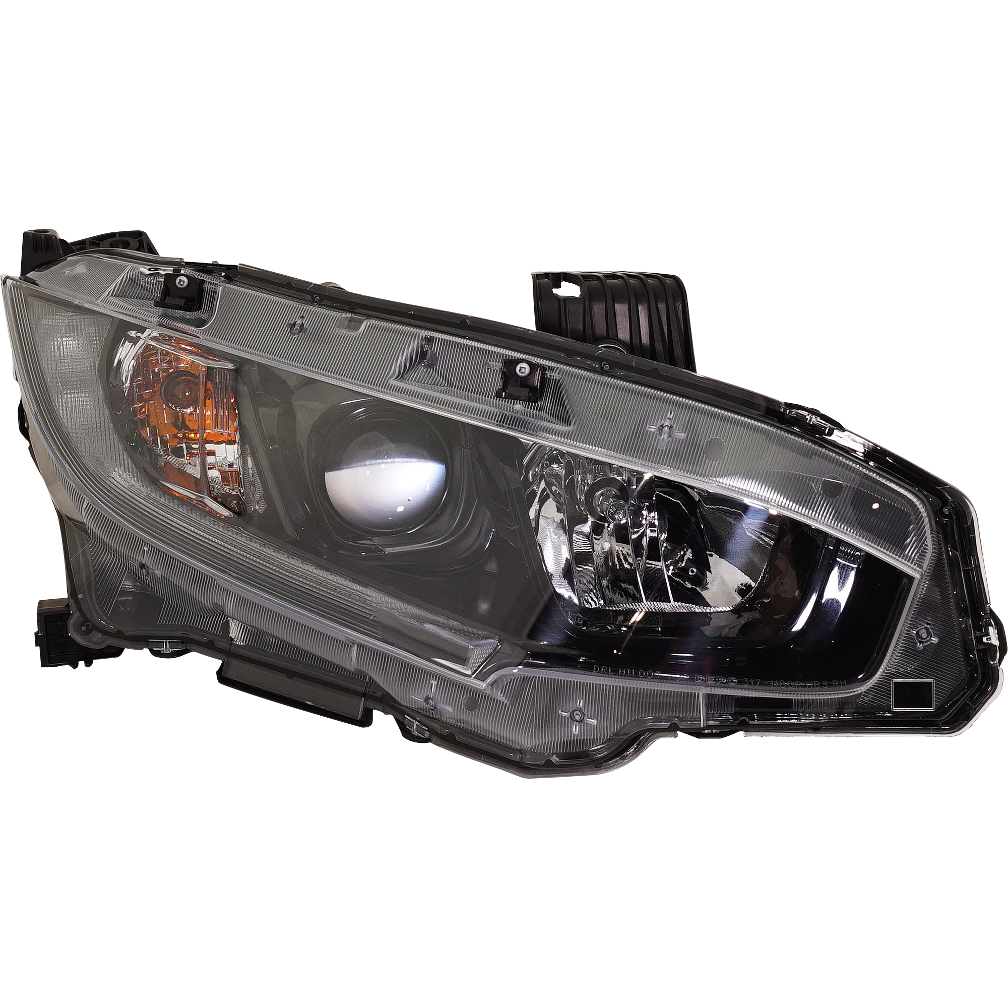 AM CIVIC 18-18 HEAD LAMP RH Halogen Assembly 1.5L Eng. Japan Built Vehicle Sedan SKU RH10010113 Partslink HO2503198 OEM 33100TEGA01