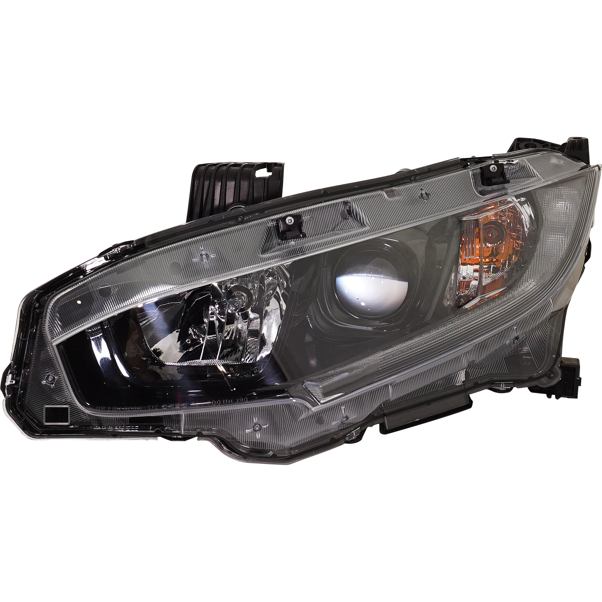 AM CIVIC 18-18 HEAD LAMP LH Halogen Assembly 1.5L Eng. Japan Built Vehicle Sedan SKU RH10010114 Partslink HO2502198 OEM 33150TEGA01
