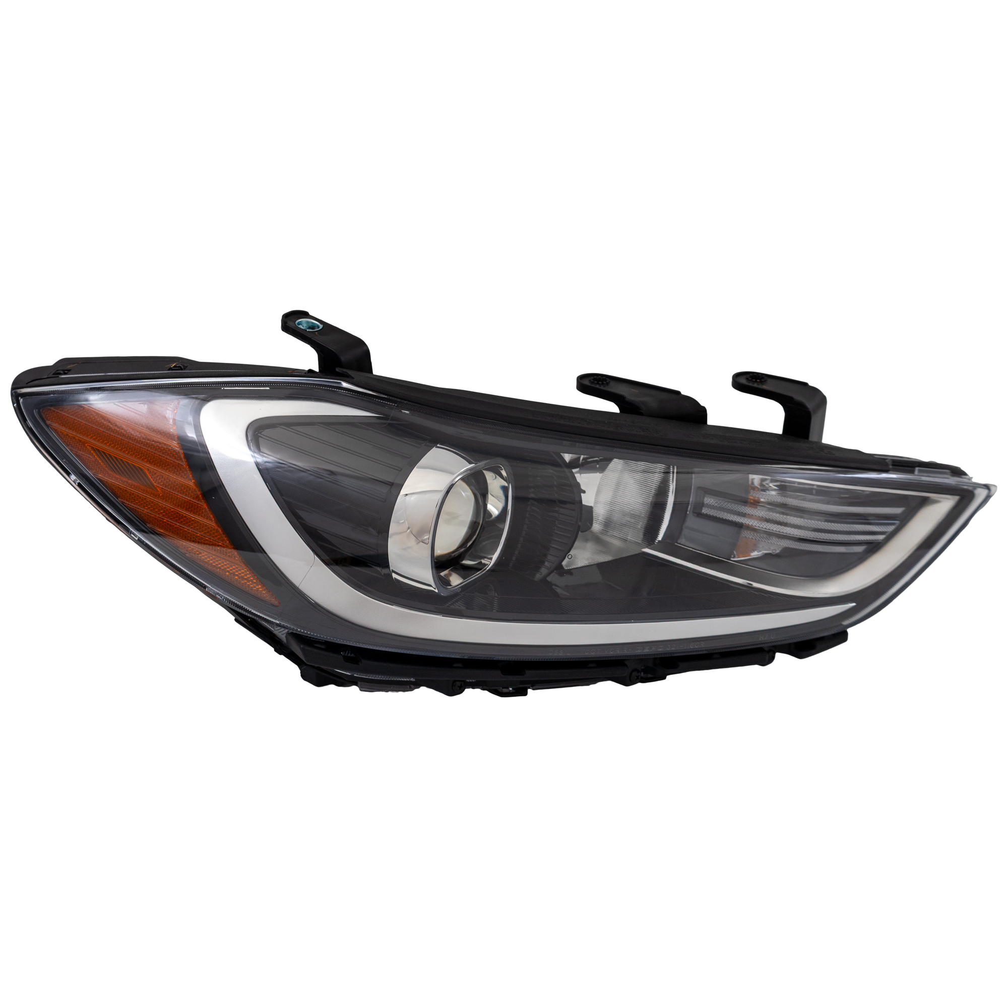 AM ELANTRA 17-18 HEAD LAMP RH Assembly HID Xenon w HID Kit 2.0L Eng USA Built Vehicle SKU RH10010157 Partslink HY2503226 OEM 92102F3200