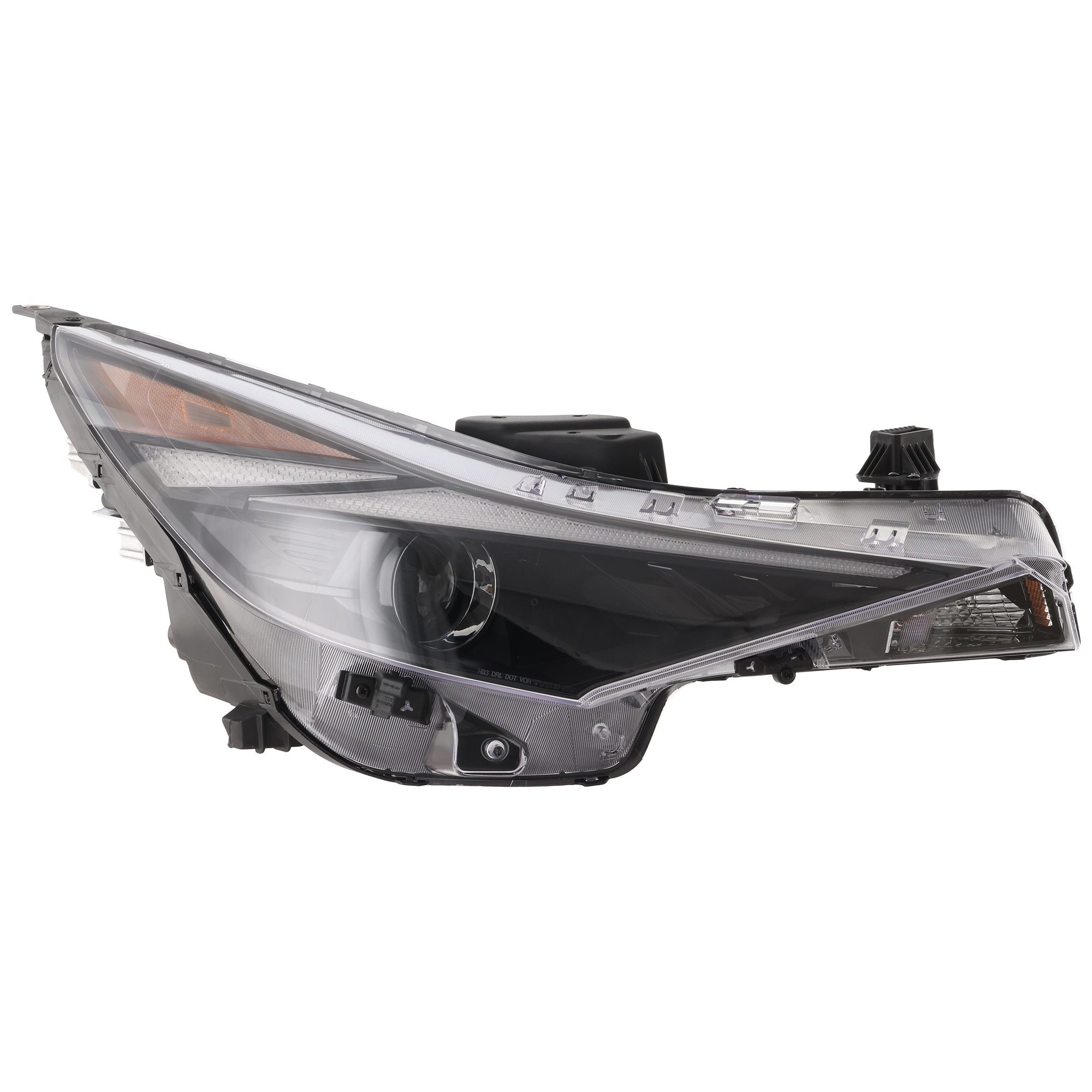 AM ELANTRA 21-23 HEAD LAMP RH Assembly Halogen Hybrid Non Hybrid USA Built Vehicle CAPA SKU RH10010167AQ Partslink HY2503247C OEM 92102AB000