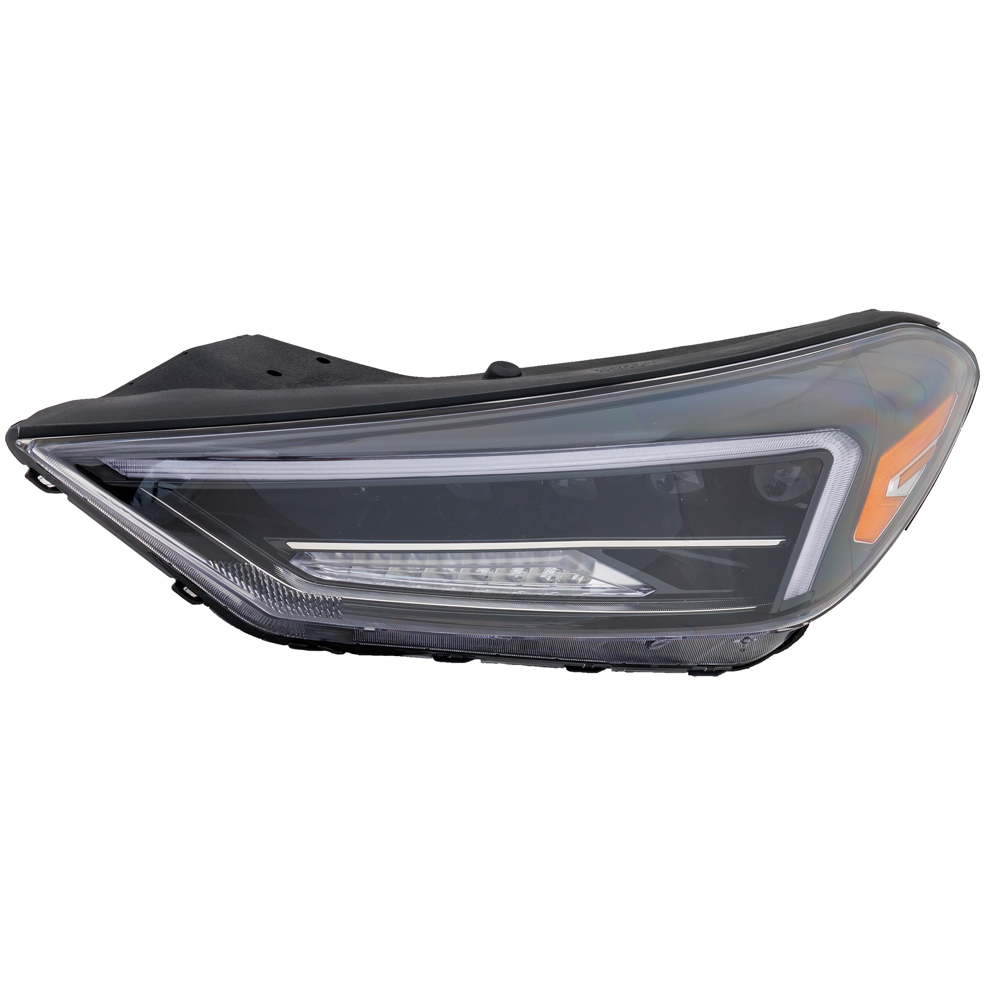 AM TUCSON 19-21 HEAD LAMP LH Assembly LED w LED Accent Light SKU RH10010176A Partslink HY2502236 OEM 92101D3750