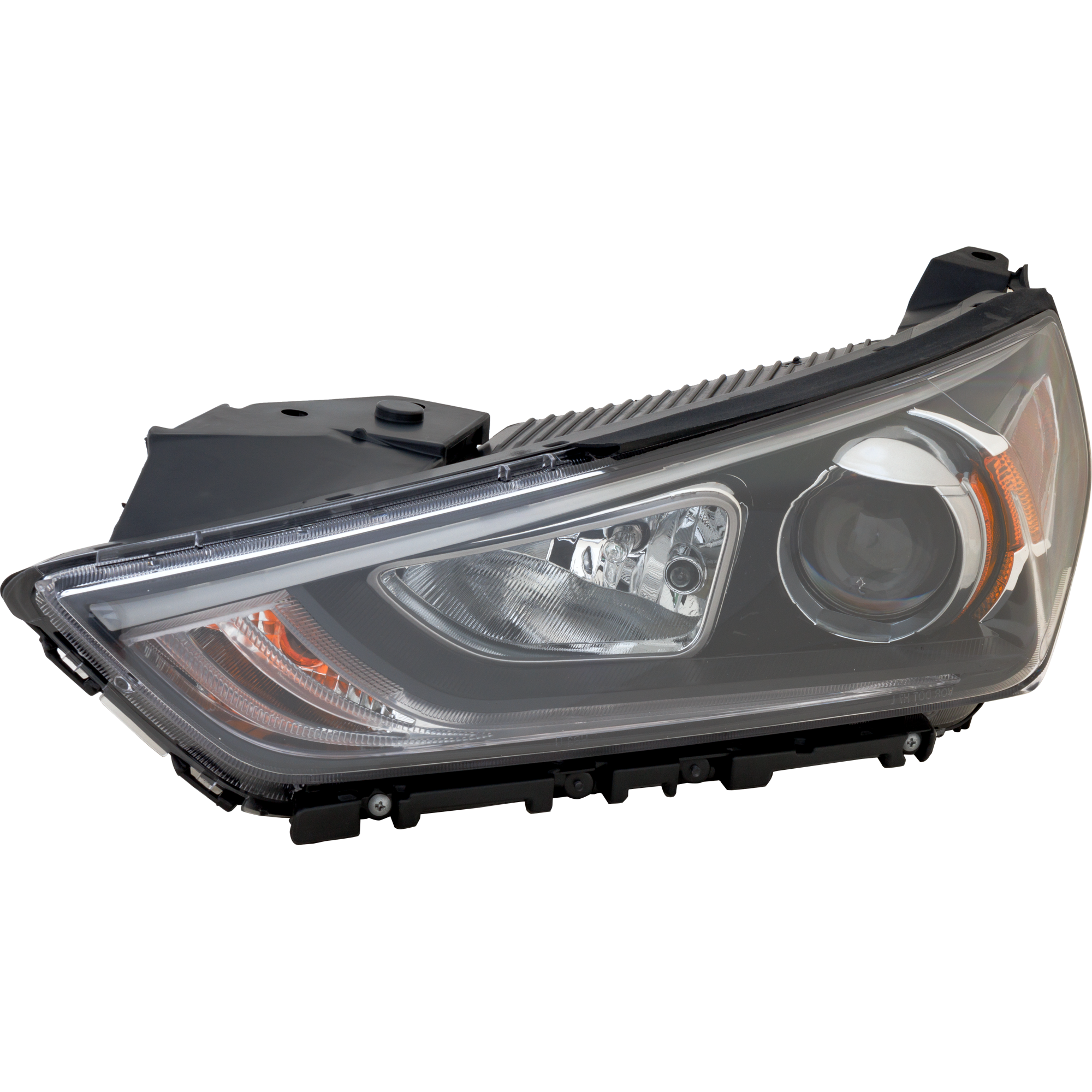 AM IONIQ 20-22 HEAD LAMP LH Assembly Halogen Hybrid Plug In Hybrid Models SKU RH10010188A Partslink HY2502256 OEM 92101G2050T2S