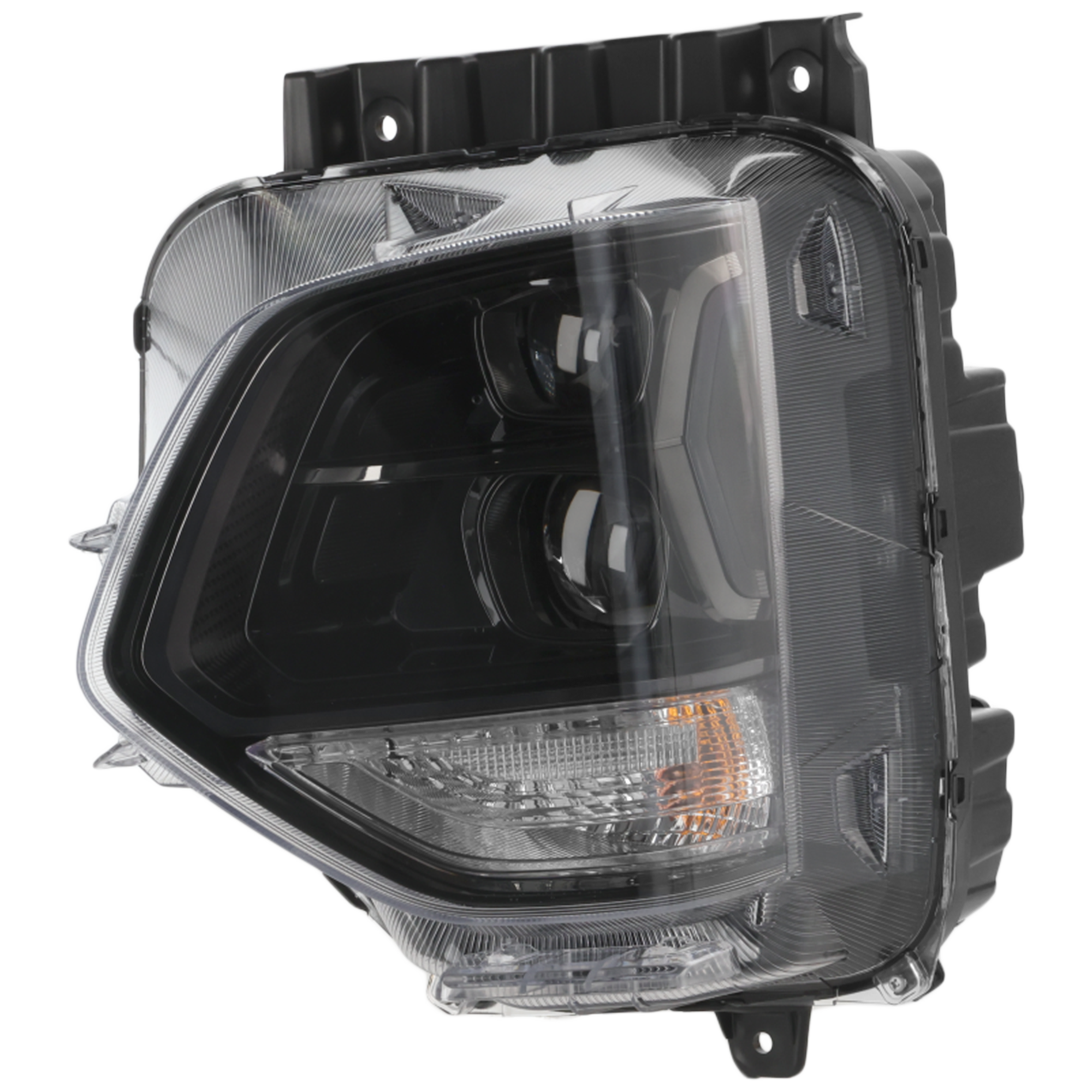 AM SANTA FE 19-20 HEAD LAMP LH Assembly LED CAPA SKU RH10010200AQ Partslink HY2502237C OEM 92101S2100