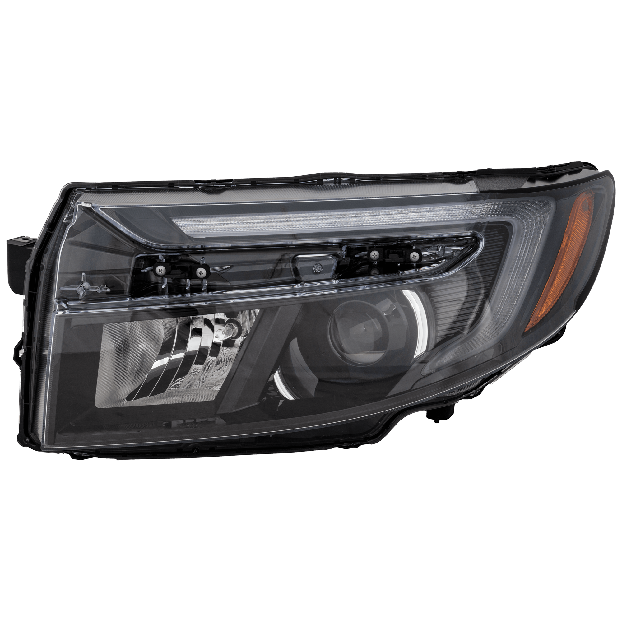 AM RIDGELINE 21-25 PASSPORT 22-25 HEAD LAMP LH Assembly LED w 7 Pin RIDGELINE Black Edition RTL E Touring Models SKU RH10010226A Partslink HO2502207 OEM 33150T6ZA11