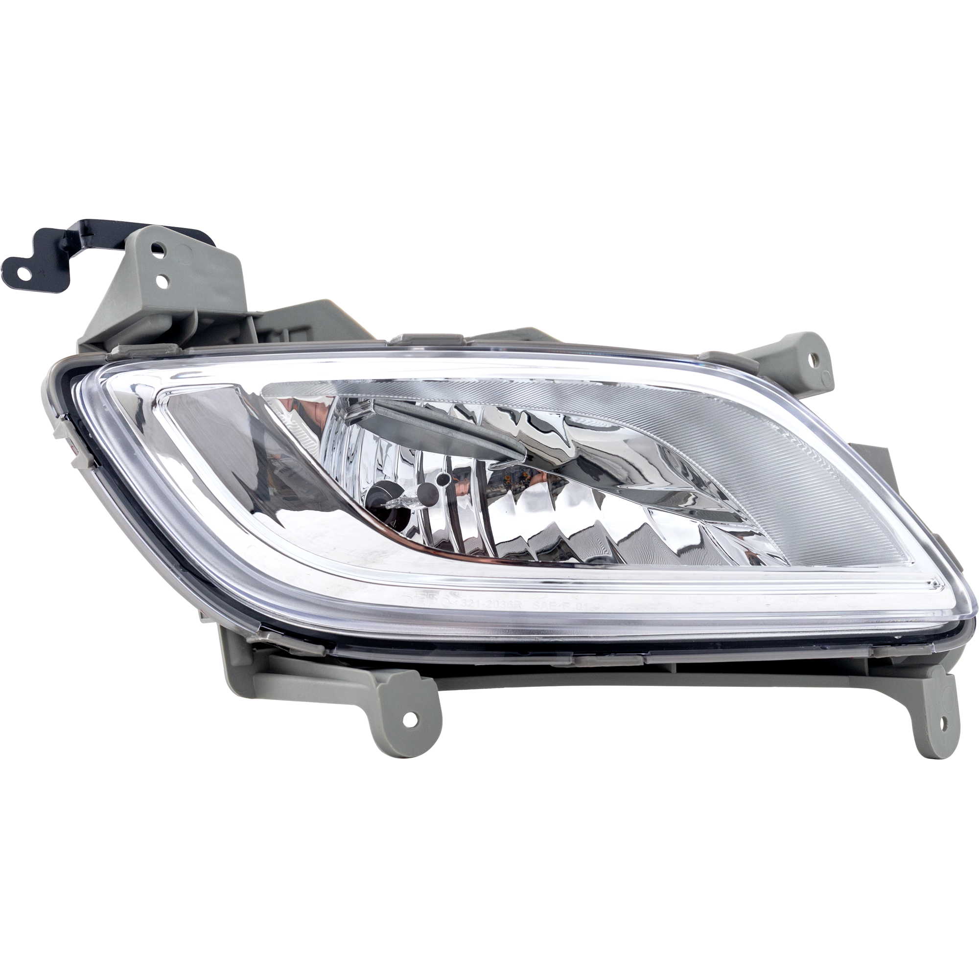 AM VELOSTER 12-17 FRONT FOG LAMP RH Assembly w o Turbo CAPA SKU RH10750029Q Partslink HY2593152C OEM 922022V000