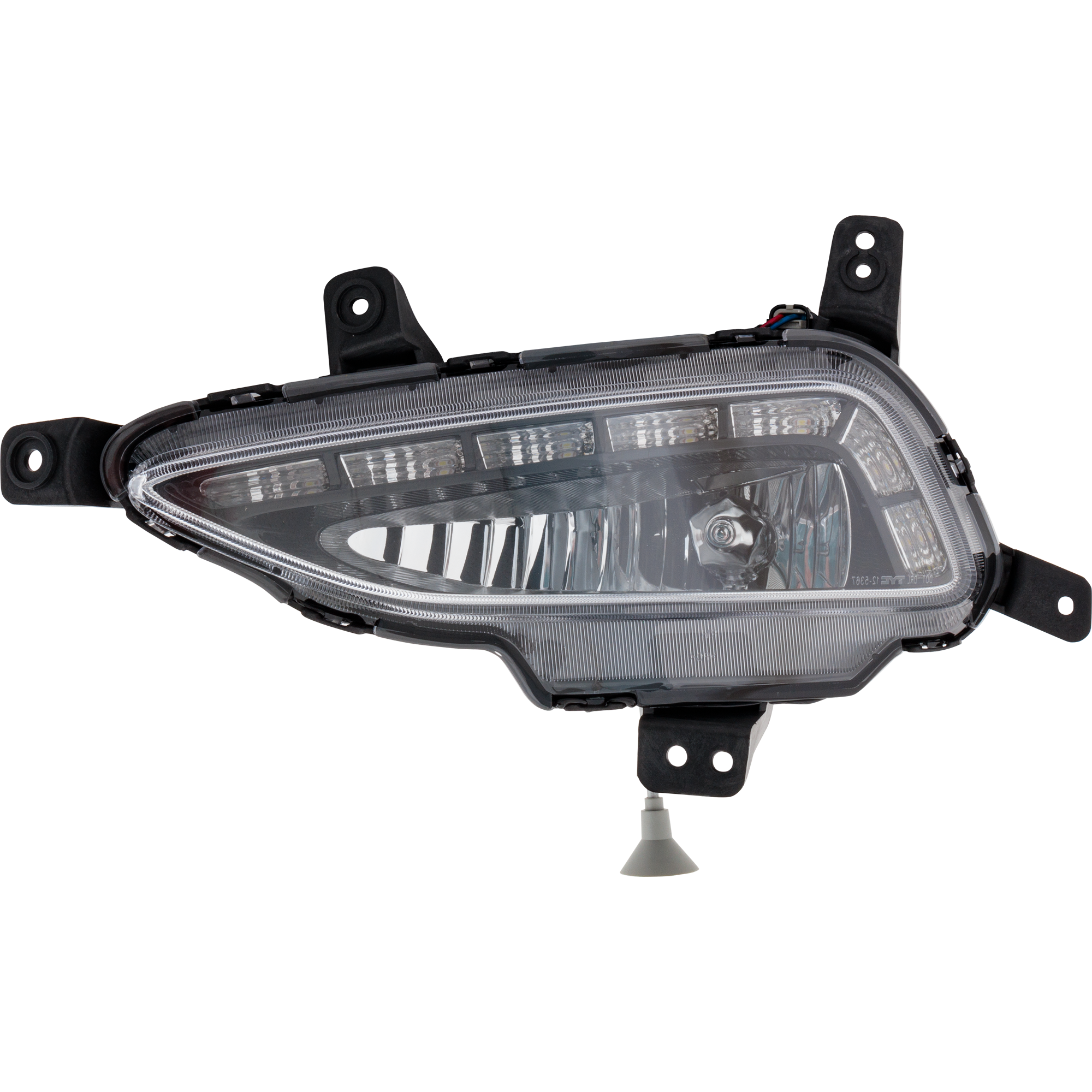 AM TUCSON 16-18 FRONT FOG LAMP LH Assembly Halogen w Daytime Running Light SKU RH10750034 Partslink HY2592168 OEM 92201D3100