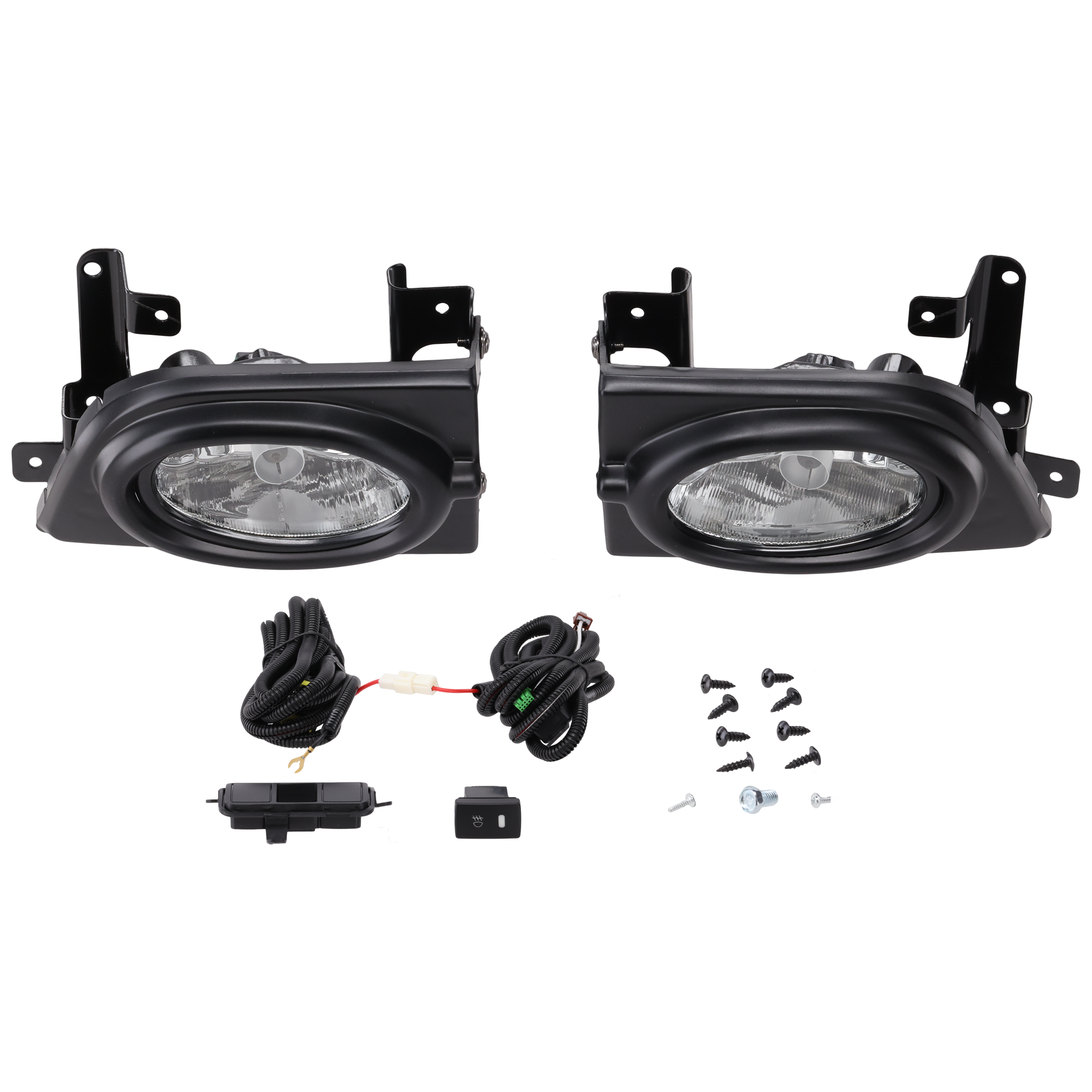 AM ACCORD 98-07 CIVIC 01-08 FRONT FOG LAMP RH AND LH Assembly Halogen Dealer Installed Except Civic 01-05 SKU RH10750067A Partslink AC2592106 AC2593106 OEM 08V31S5D1M102-08V31S5D1M101