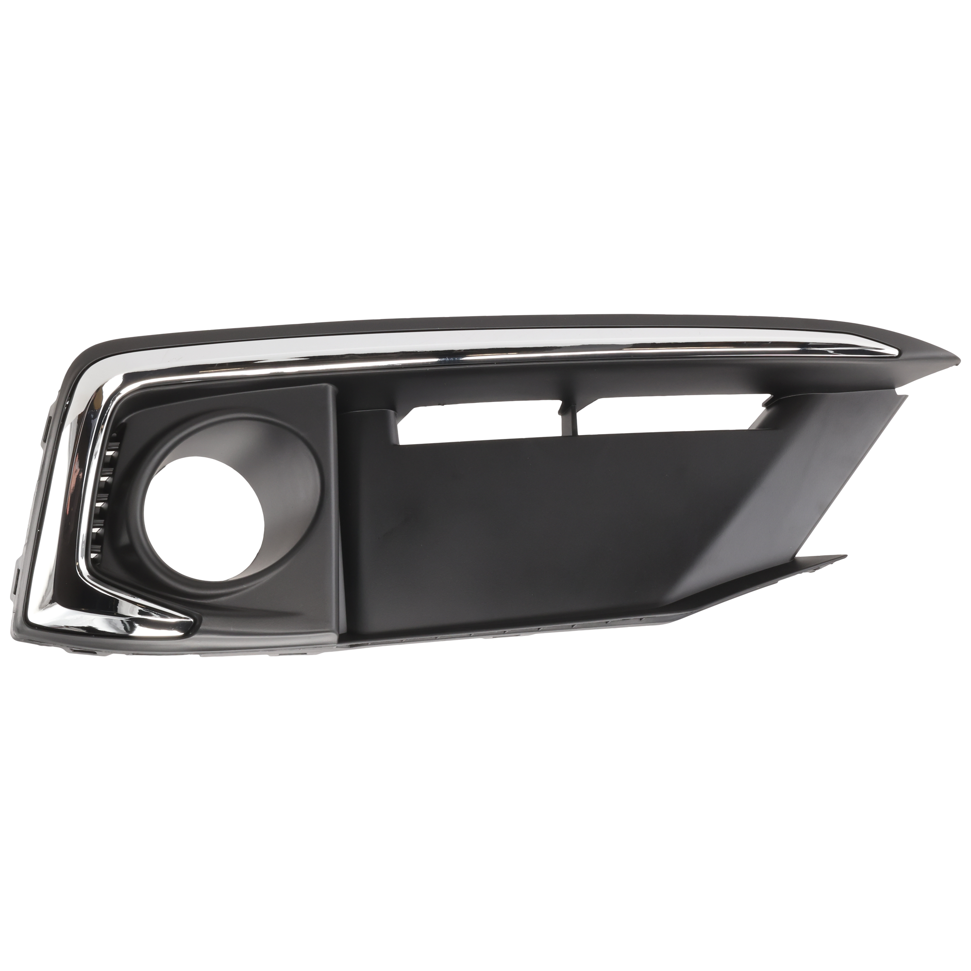AM CIVIC 19-21 FRONT FOG LAMP MOLDING RH Black Bumper Side Garnish EX EX L Touring LX Models Sedan Coupe SKU RH10810015 Partslink HO1039148 OEM 71180TBAK50
