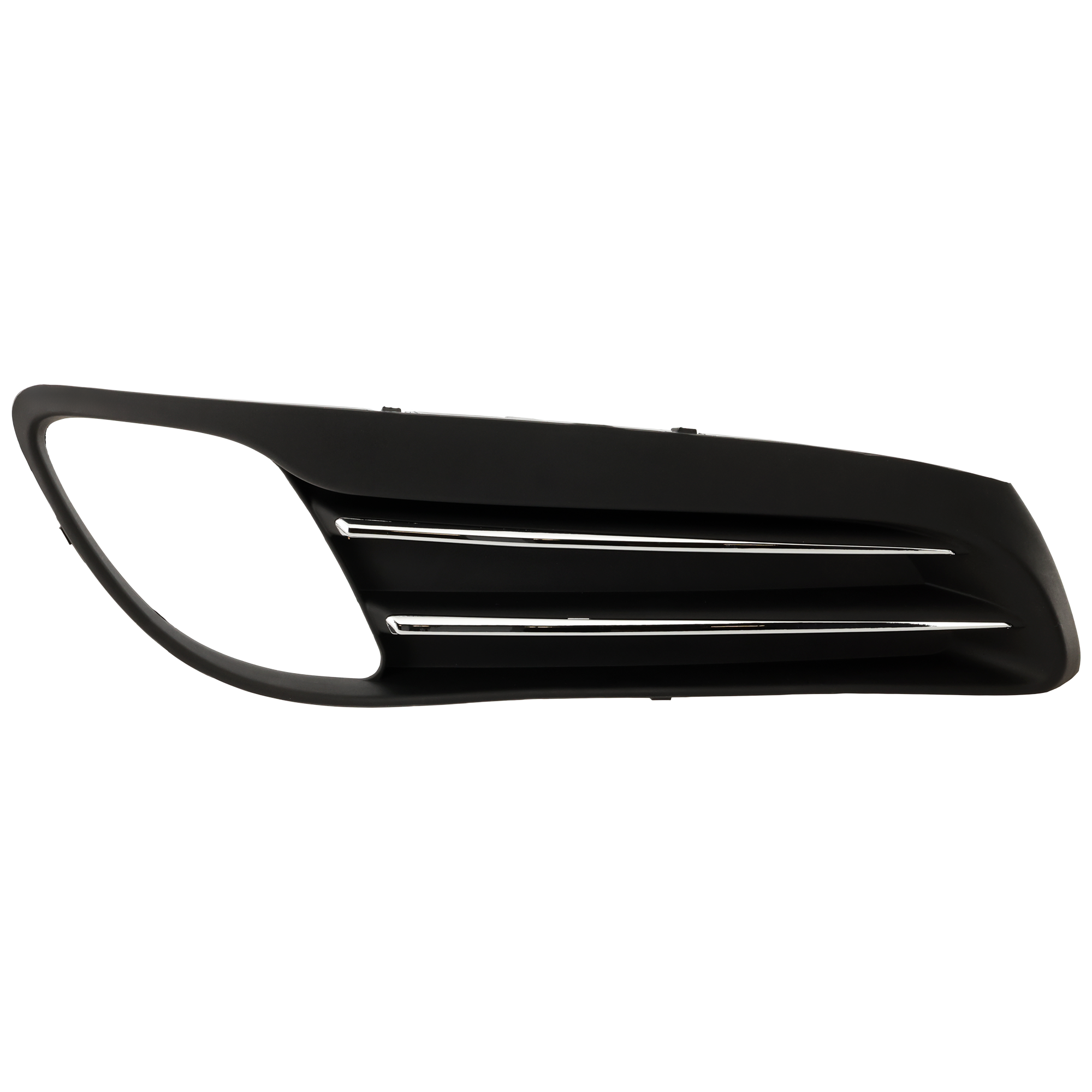 AM GENESIS COUPE 10-12 FRONT FOG LAMP MOLDING RH Black w Chrome Molding SKU RH10820003 Partslink HY1039123 OEM 865622M000