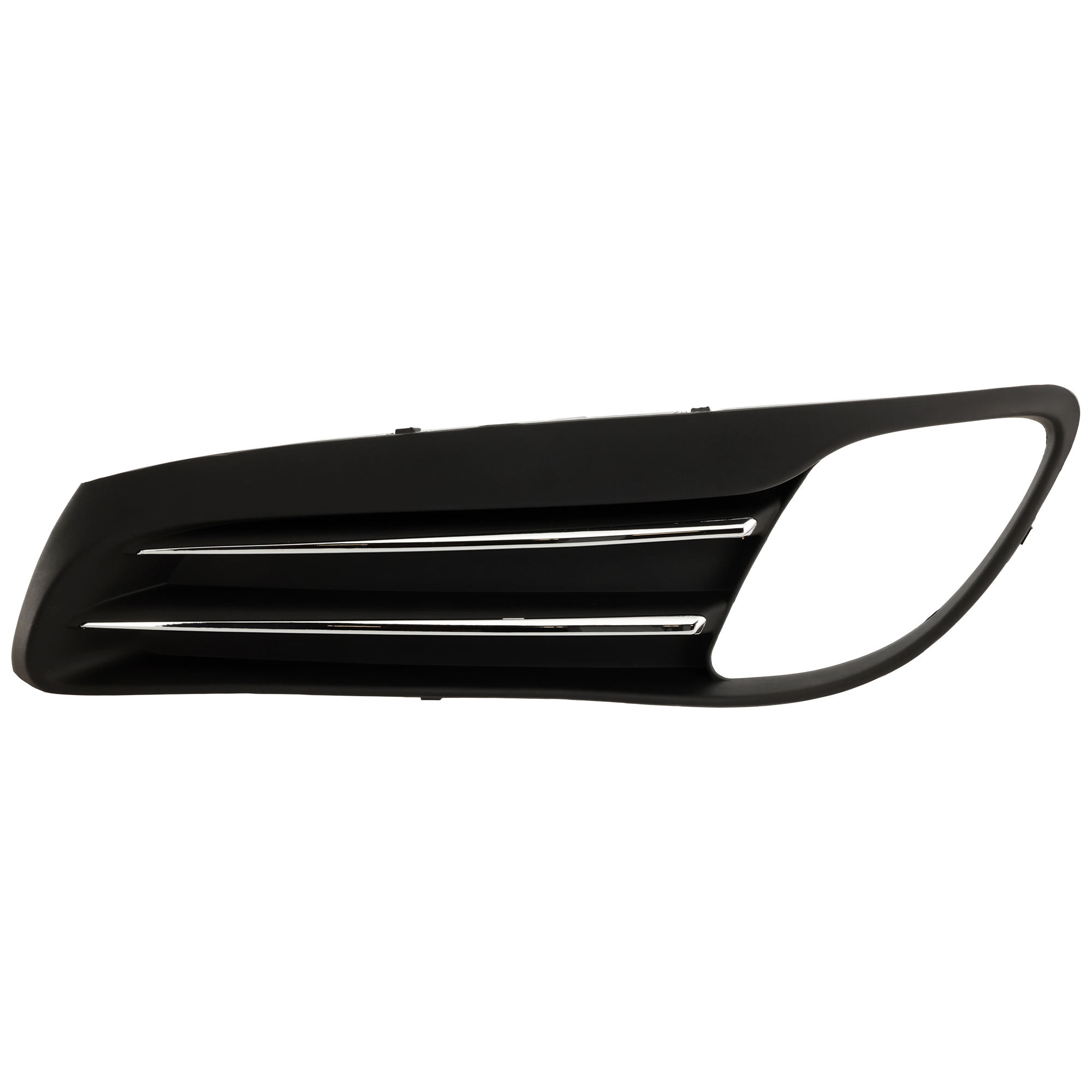 AM GENESIS COUPE 10-12 FRONT FOG LAMP MOLDING LH Black w Chrome Molding SKU RH10820004 Partslink HY1038123 OEM 865612M000