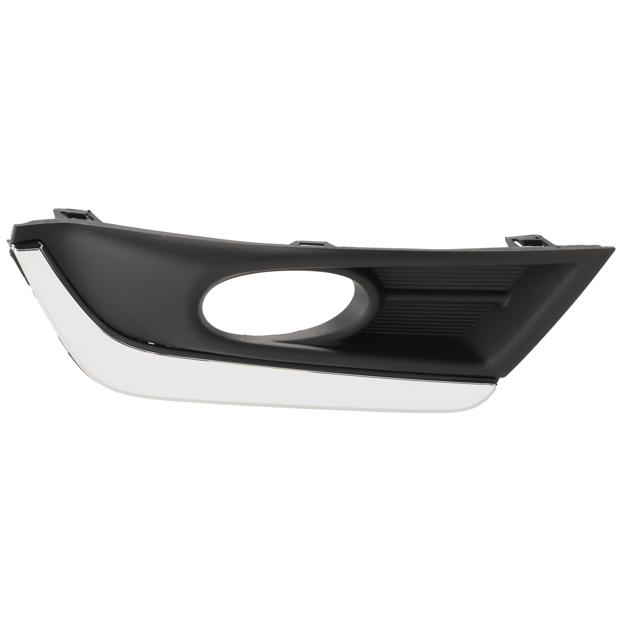 AM CR V 17-19 FRONT FOG LAMP MOLDING RH Black w Chrome Trim Touring Model SKU RH10820005 Partslink HO1039135 OEM 71106TLAA01