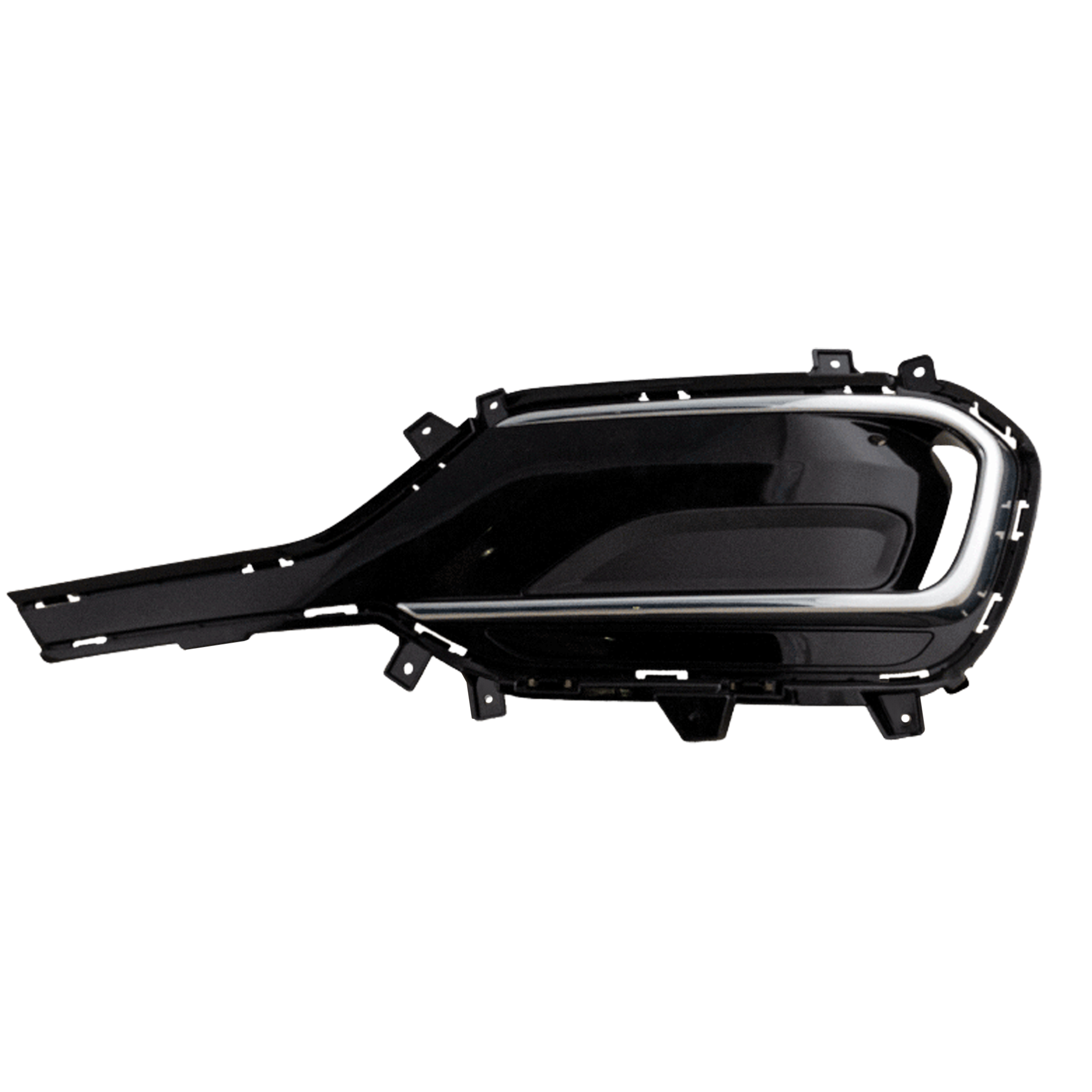 AM SANTA FE SPORT 17-17 FRONT FOG LAMP MOLDING RH Painted Black 2.4L Turbo Eng. SKU RH10820019 Partslink HY1039141 OEM 865624Z500