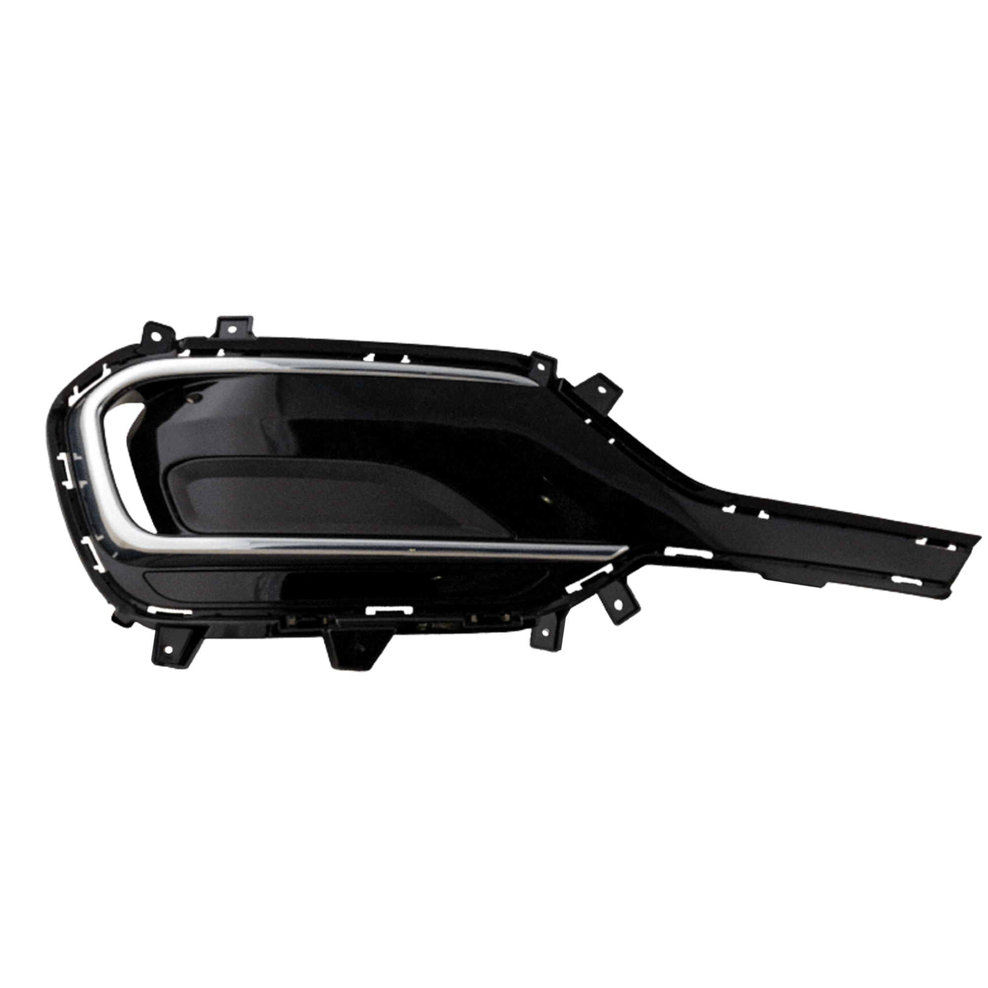 AM SANTA FE SPORT 17-17 FRONT FOG LAMP MOLDING LH Painted Black 2.4L Turbo Eng. SKU RH10820020 Partslink HY1038141 OEM 865614Z500