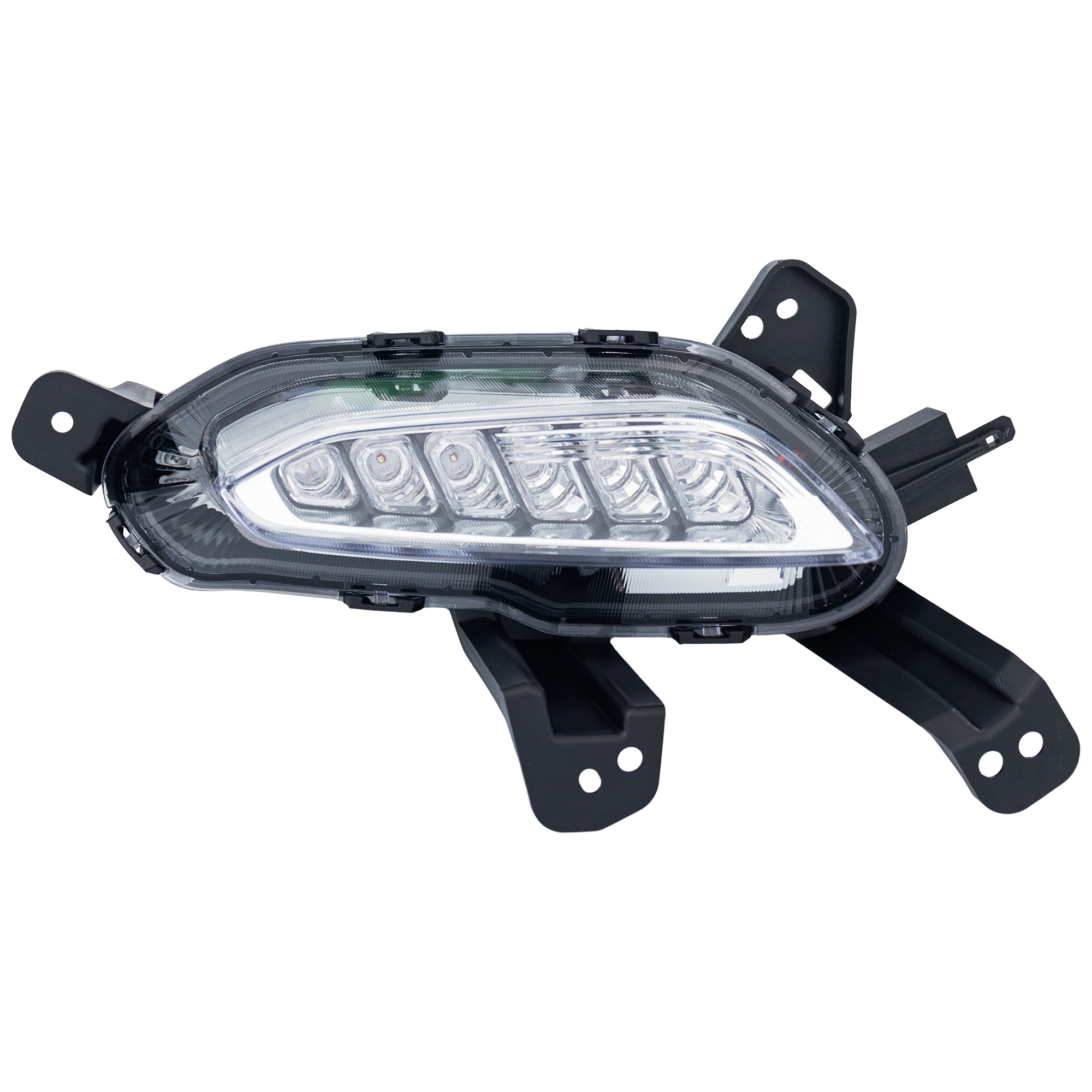 AM ELANTRA GT 18-20 DRIVING LAMP LH Day Time Running Light Assembly Standard Design CAPA SKU RH11150018Q Partslink HY2562107C OEM 92207G3101