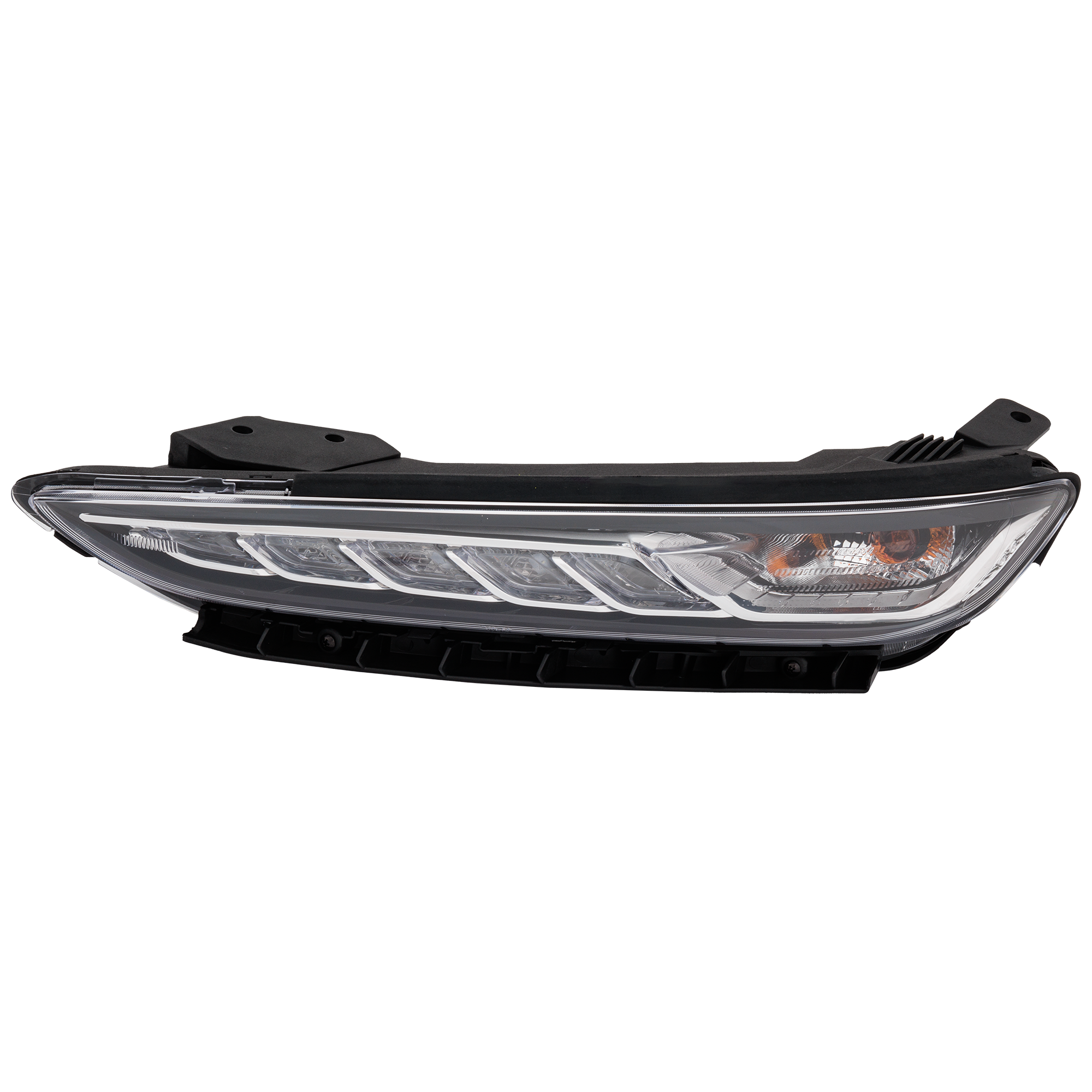 AM KONA 18-21 DRIVING LAMP LH Assembly LED Daytime Running Light w Adaptive Cornering SKU RH11150026A Partslink HY2562110 OEM 92207J9020