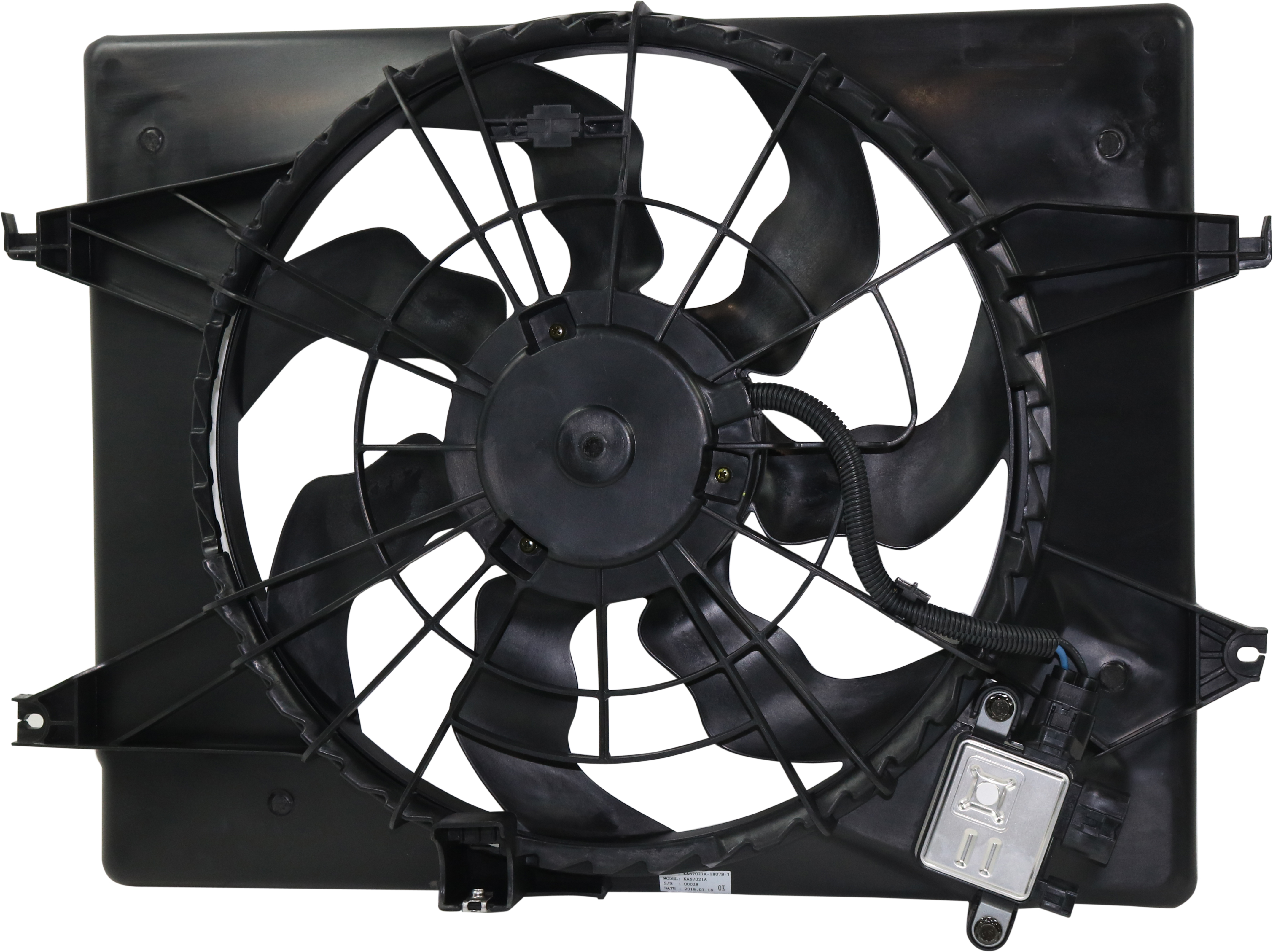AM SONATA 13-15 OPTIMA 14-16 RADIATOR FAN ASSEMBLY Hybrid Models w Control module SKU RH16090005 Partslink HY3115149 OEM 253804R500