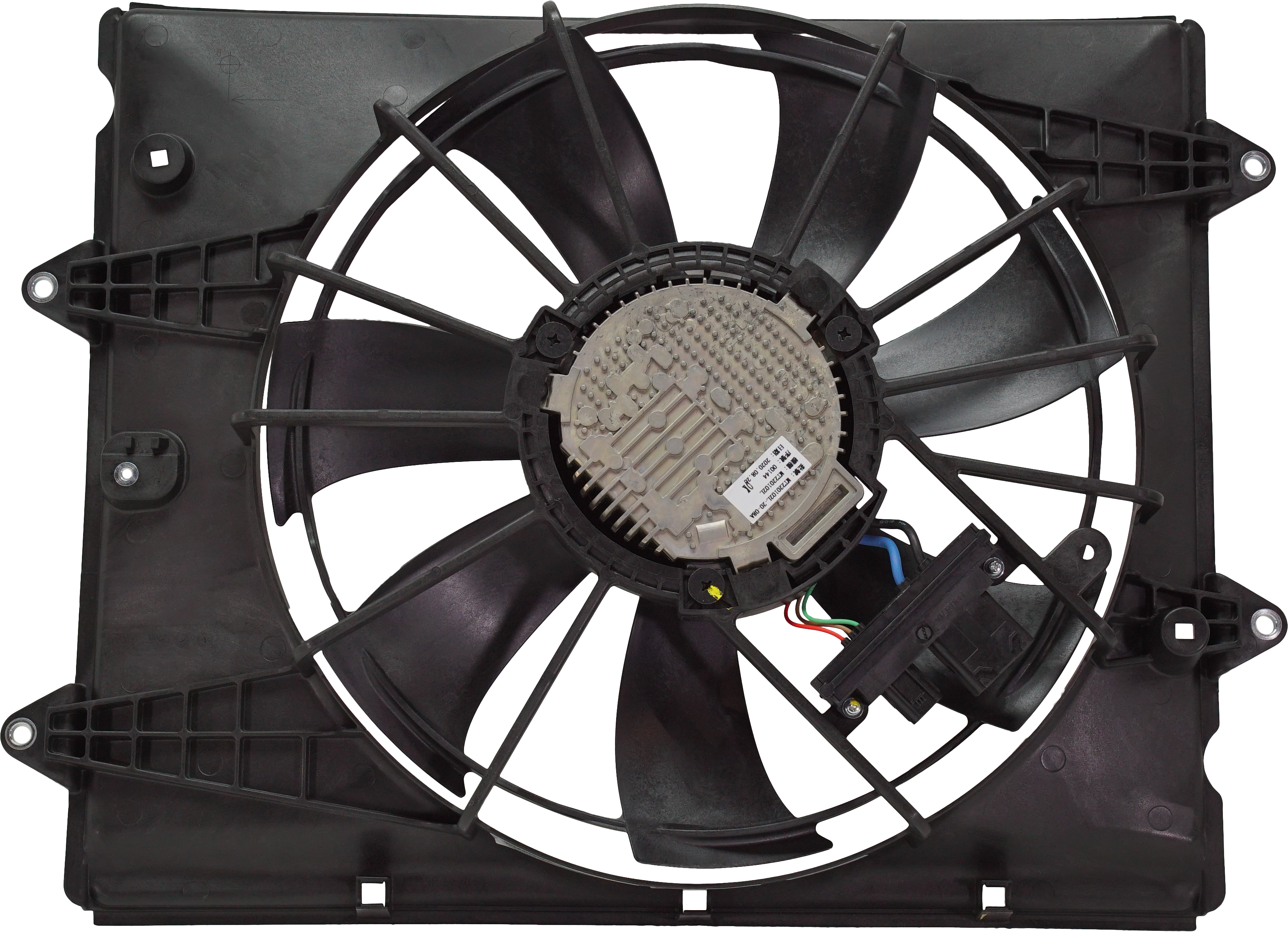 AM CIVIC 16-21 RADIATOR FAN ASSEMBLY 2.0L Eng. SKU RH16090012 Partslink HO3115174 OEM 190155BAA01-190305BAA01-190205