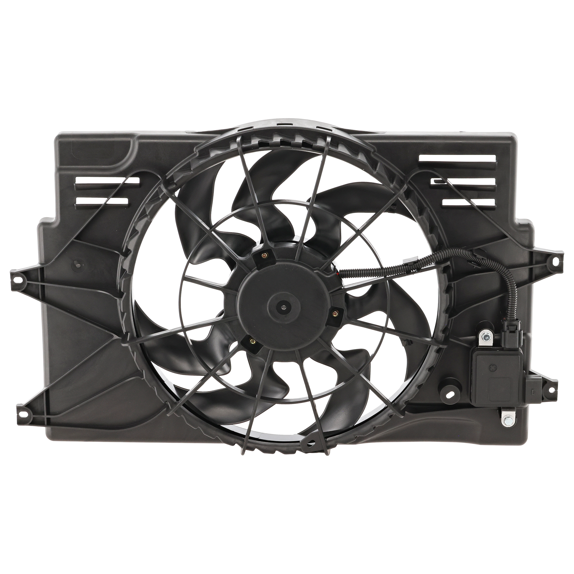 AM ELANTRA 17-20 ELANTRA GT 18-20 FORTE 20-24 RADIATOR FAN ASSEMBLY Single Fan 1.4L 1.6L Eng. SKU RH16090034 Partslink HY3115158 OEM 25380F3300