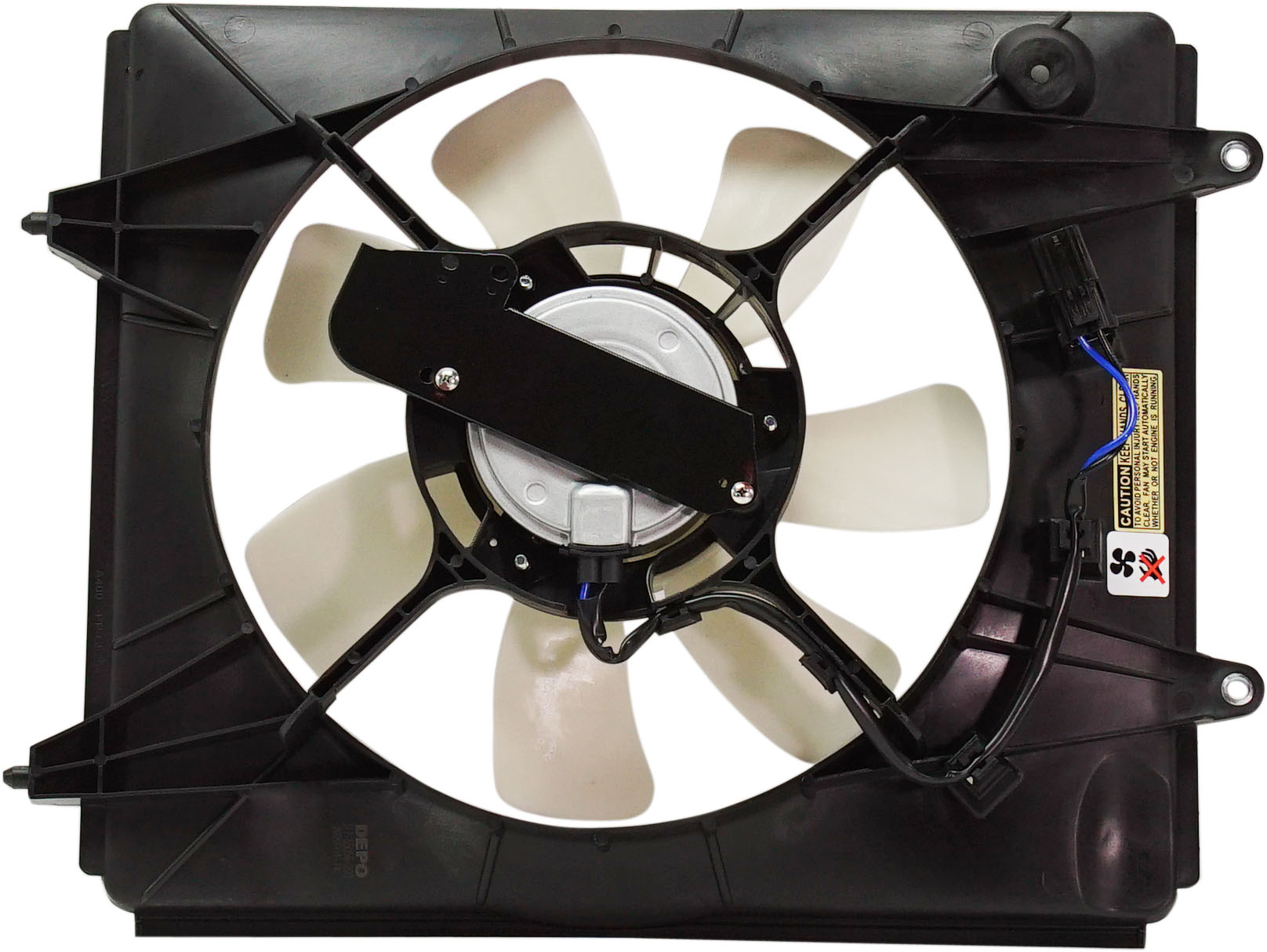 AM CR V 15-16 A C CONDENSER FAN ASSEMBLY RH 2.4L SKU RH19090003 Partslink HO3113138 OEM 386155LAA01 PFM 386165LAA01-38