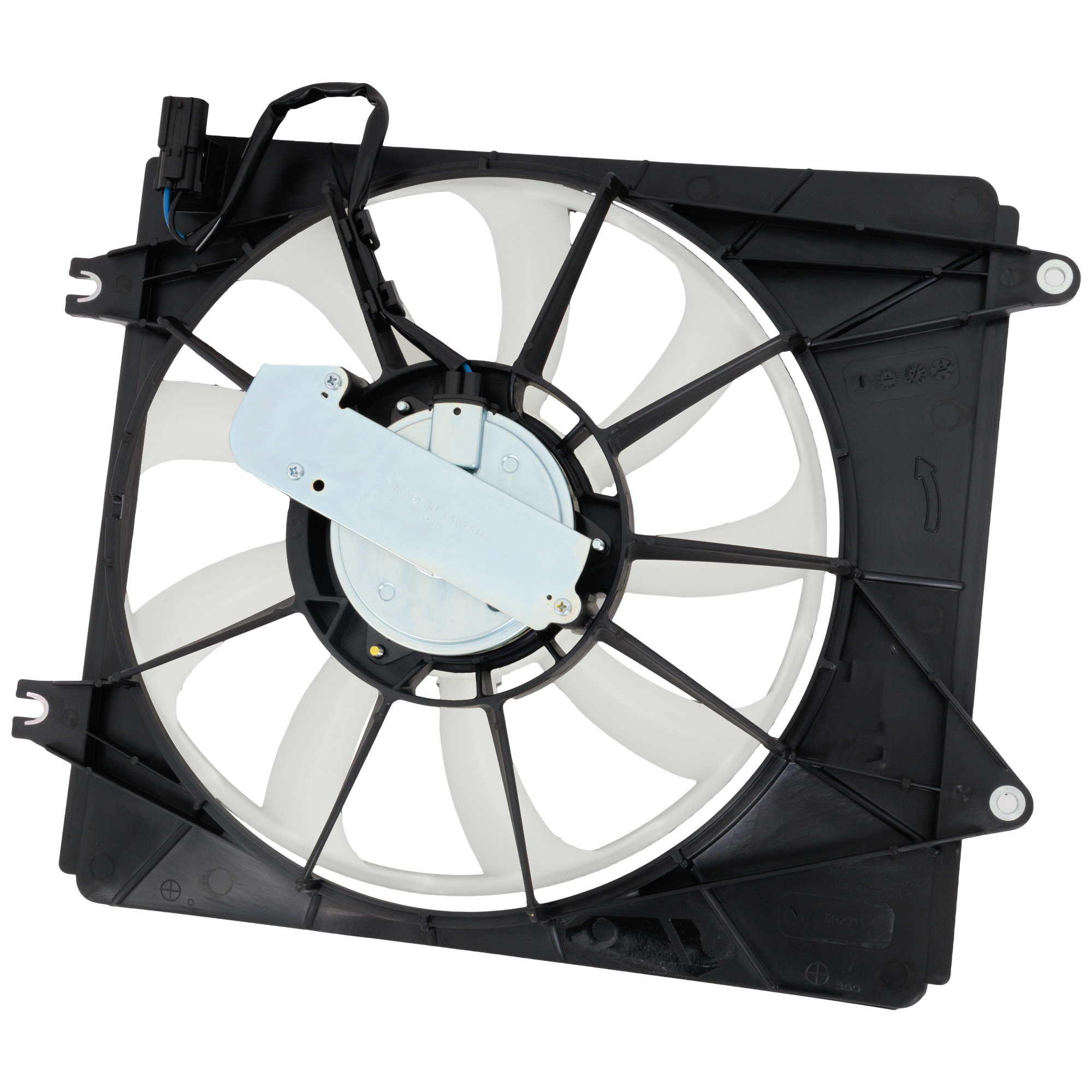 AM HR V 23-25 A C CONDENSER FAN ASSEMBLY RH 4 Cyl. 2.0L Eng. SKU RH19090011 Partslink HO3113152 OEM 386156CTA01 PFM