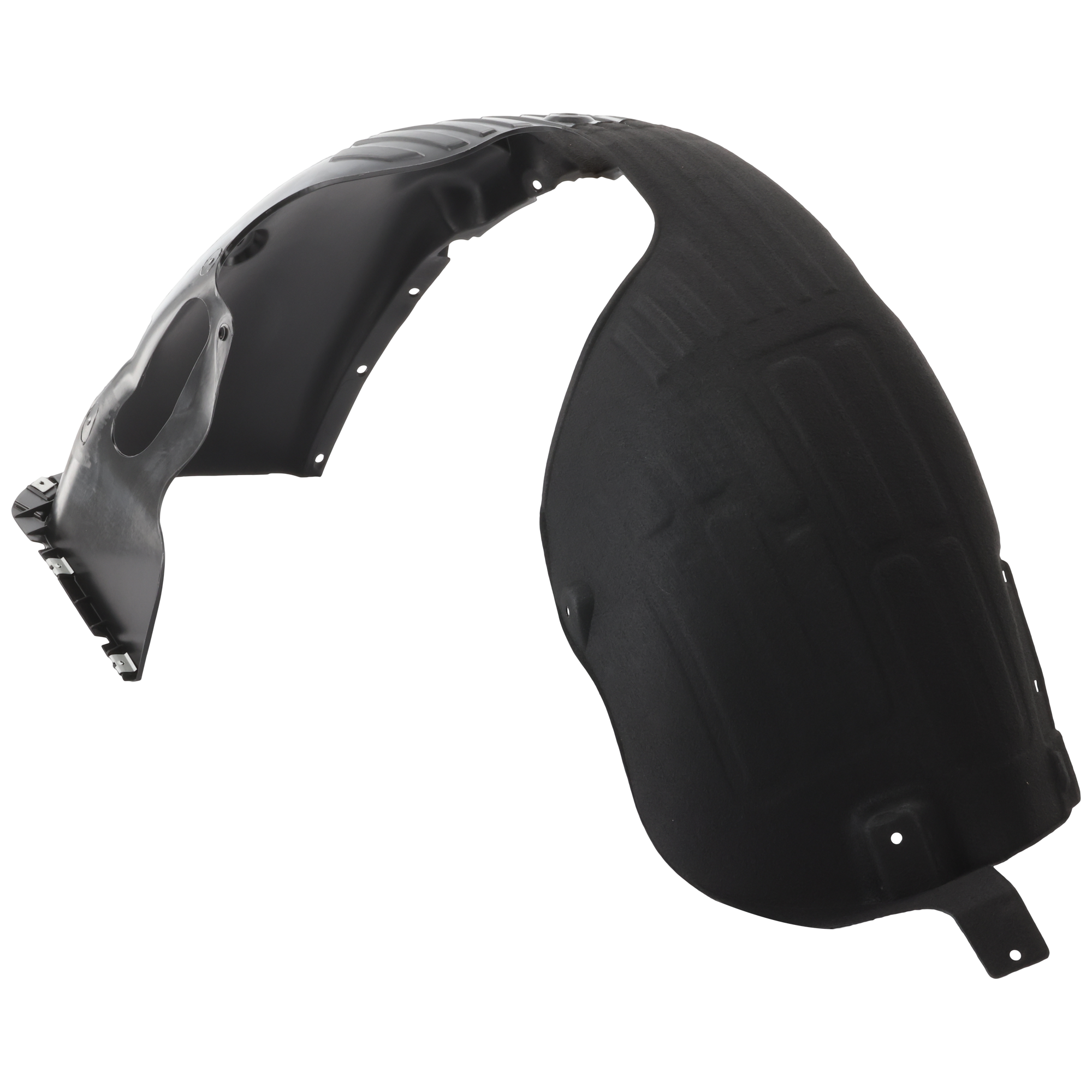 AM SONATA 15-17 FRONT FENDER LINER RH Polypropylene Injection Form Limited 2.4L Eng Sport Ultimate Models Exc. Hybrid Model CAPA SKU RH22210051Q Partslink HY1249168C OEM 86812C2310