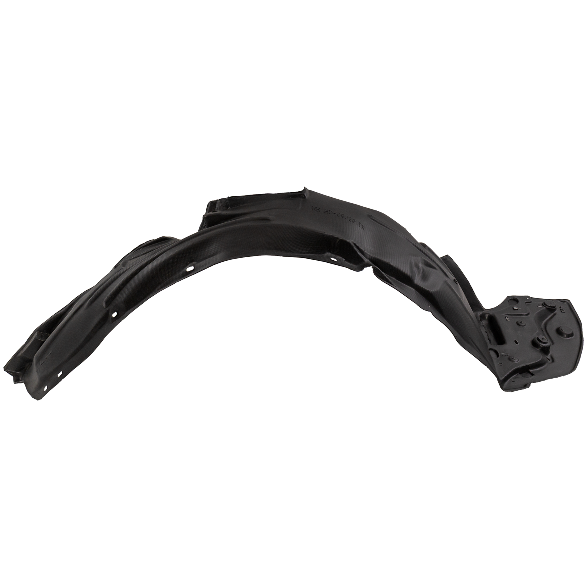 AM FIT 13-14 FRONT FENDER LINER RH Assembly EV Model SKU RH22210053 Partslink HO1249178 OEM 74100TX9A00