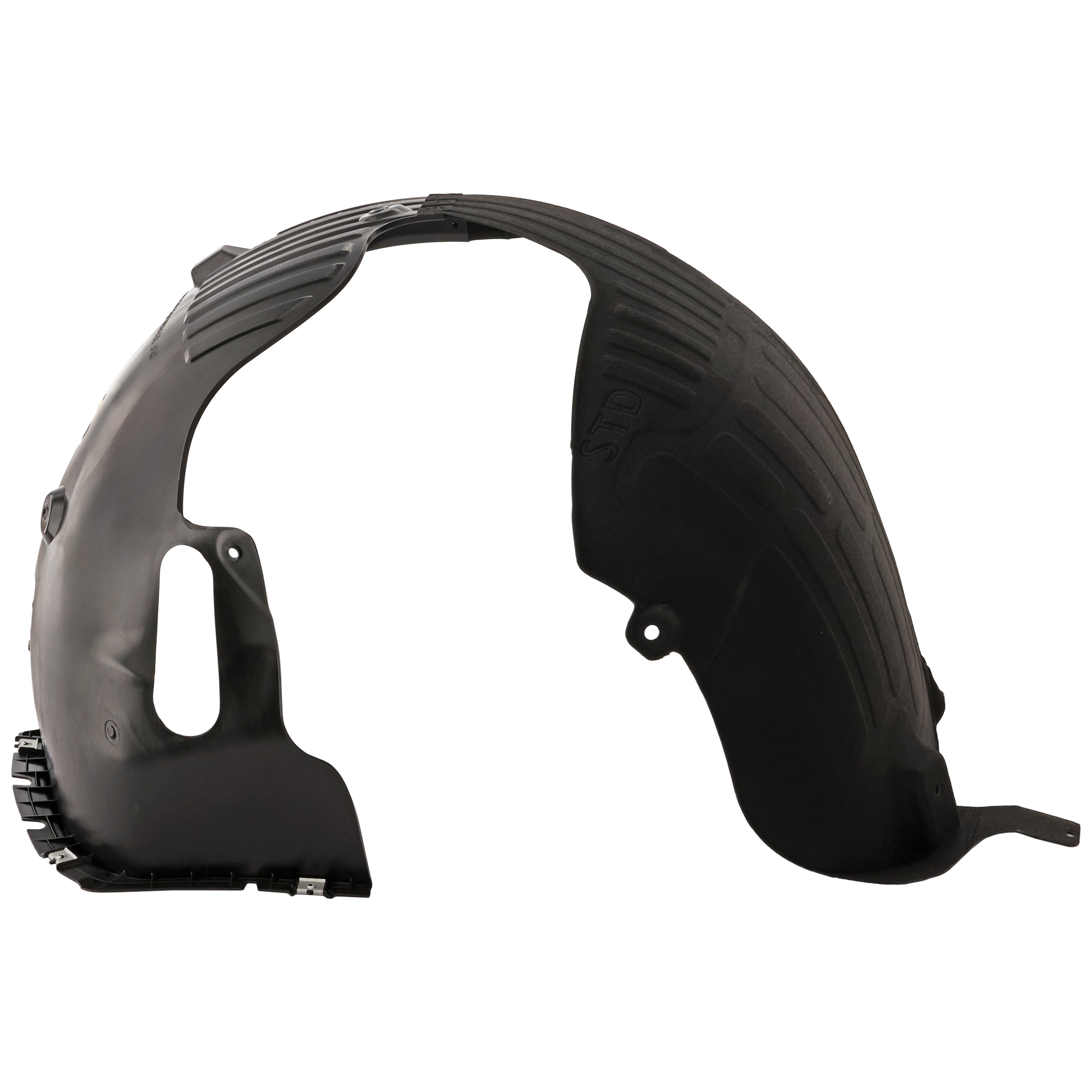 AM SONATA 18-19 FRONT FENDER LINER RH Plastic Injection+Thermo Form Exc. Hybrid Model w o Chrome CAPA SKU RH22210069Q Partslink HY1249179C OEM 86812C2500