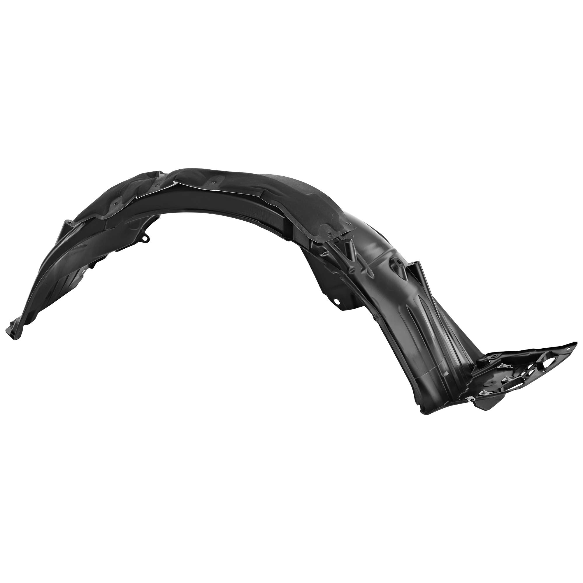 AM CIVIC 20-21 FRONT FENDER LINER RH Plastic Injection Form w Insulation Foam EX EX L LX Models Hatchback CAPA SKU RH22210119Q Partslink HO1249196C OEM 74101TGGA20