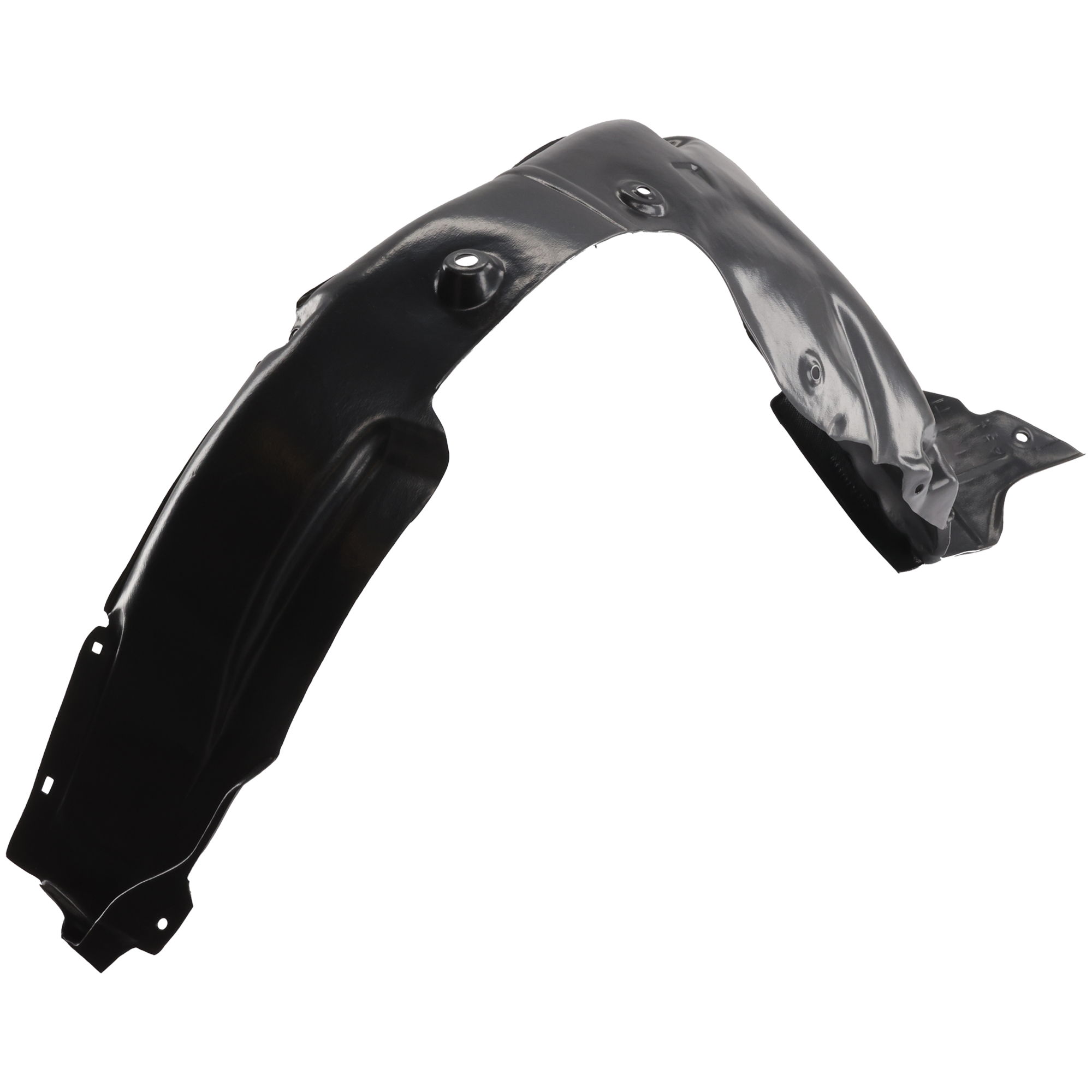 AM VELOSTER 13-15 FRONT FENDER LINER LH Polypropylene+EPDM Rubber Injection Form From 4-30-13 To 12-23-14 w Turbo SKU RH22210172 Partslink HY1248153 OEM 868112V510