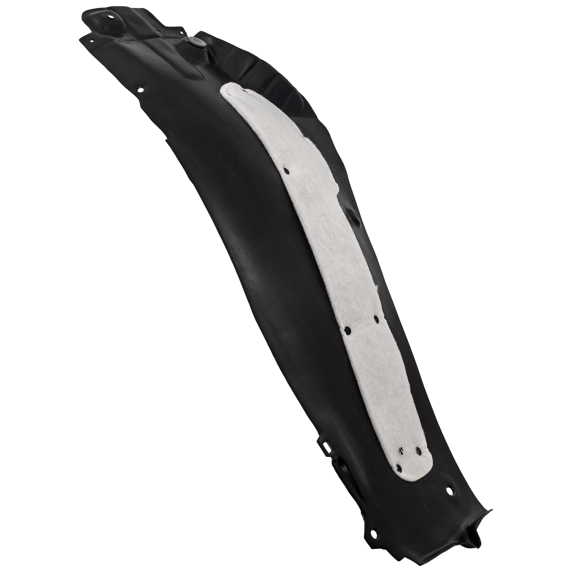 AM KONA ELECTRIC 19-23 FRONT FENDER LINER LH Rear Section Vacuum Form w Insulation Foam SKU RH22210216 OEM 86815K4000 PFM