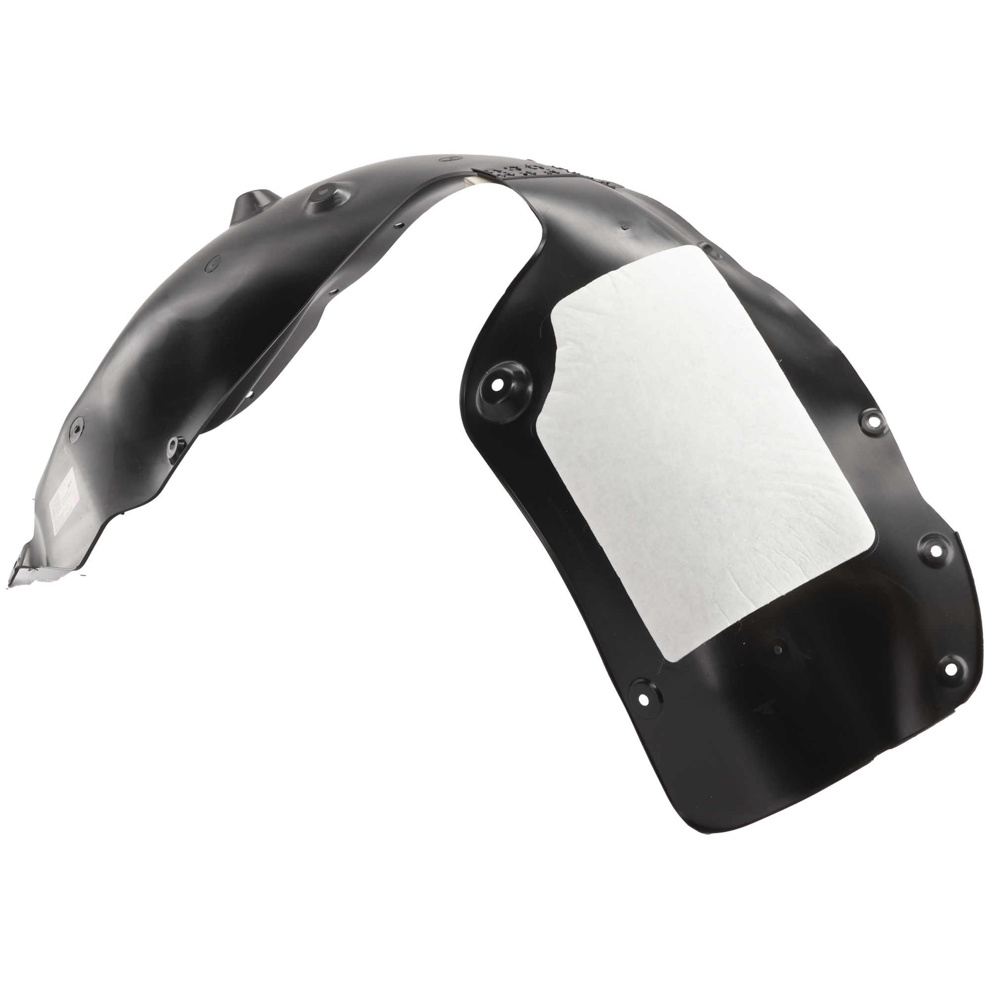 AM SANTA CRUZ 22-24 FRONT FENDER LINER RH Assembly Polypropylene Injection Form w Insulation Foam CAPA SKU RH22210221Q Partslink HY1249192C OEM 86812K5000