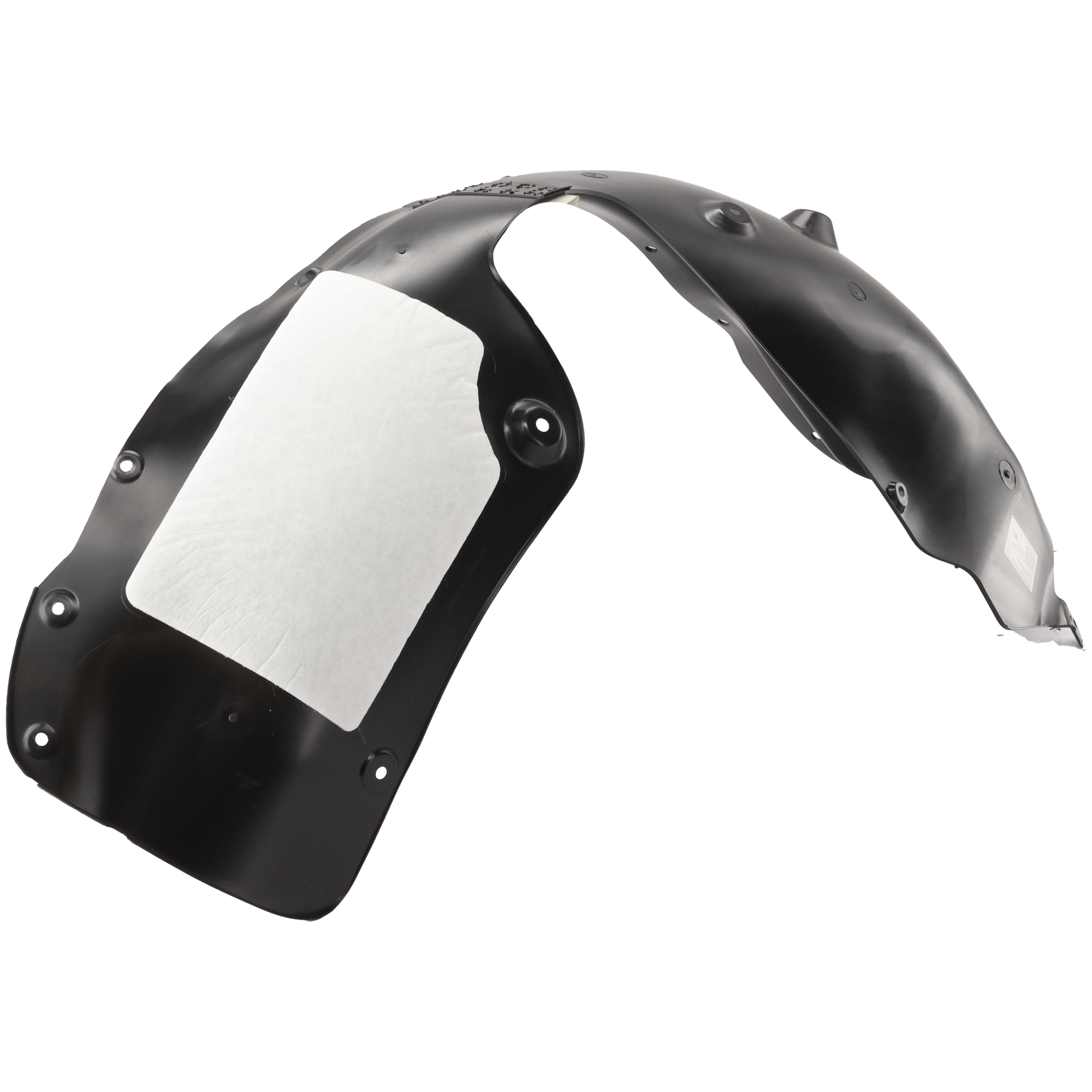 AM SANTA CRUZ 22-24 FRONT FENDER LINER LH Assembly Polypropylene Injection Form w Insulation Foam SKU RH22210222 Partslink HY1248192 OEM 86811K5000
