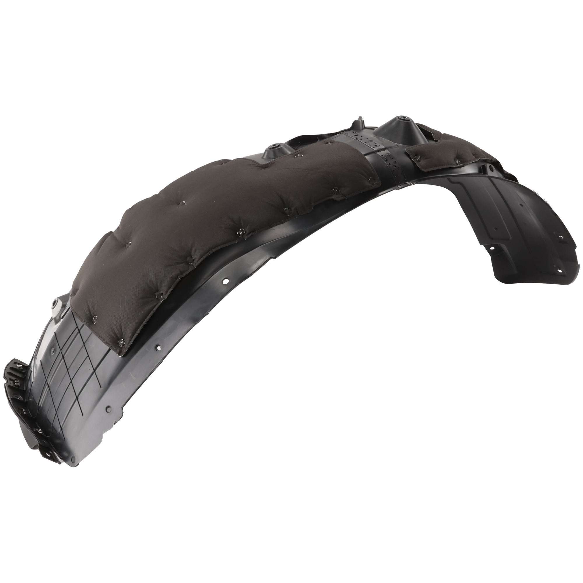 AM IONIQ 5-22-22 FRONT FENDER LINER LH Assembly Polypropylene Injection Form w Insulation Foam CAPA SKU RH22210232Q Partslink HY1248194C OEM 86811GI000