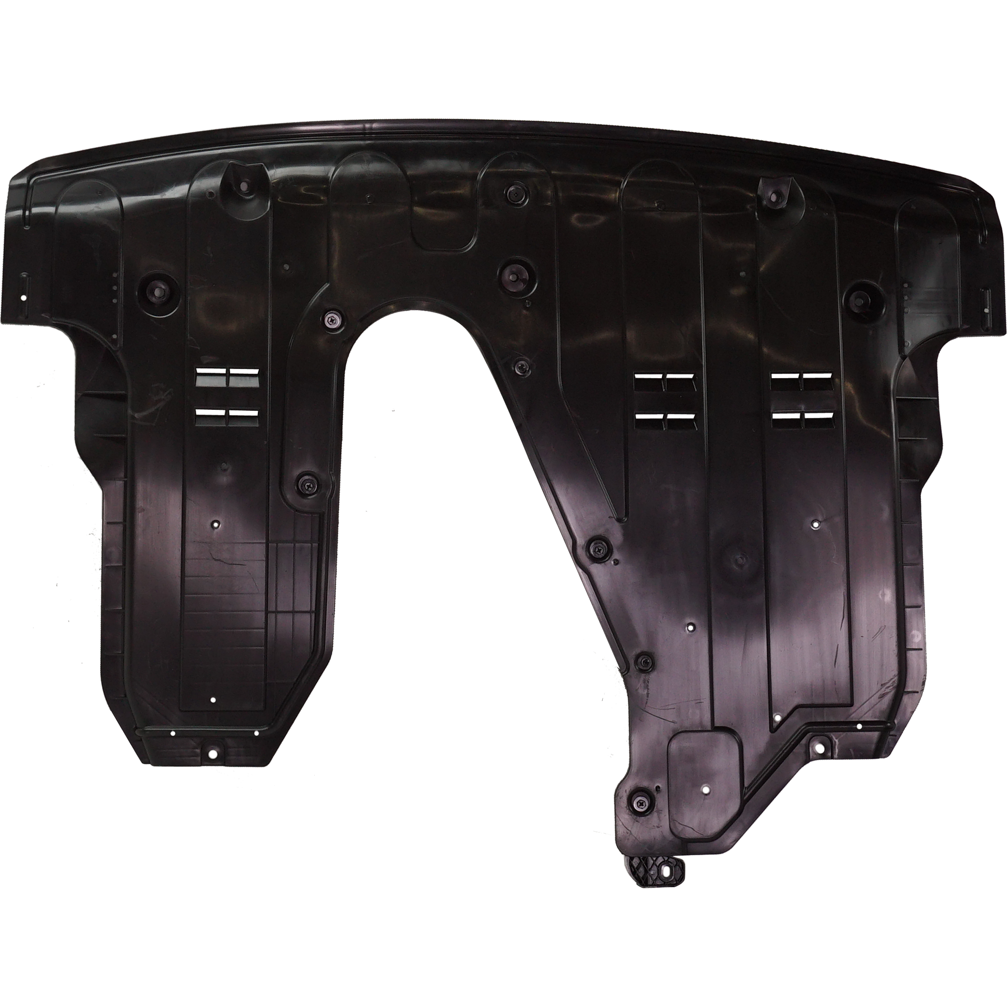 AM SANTA FE 13-19 ENGINE SPLASH SHIELD Under Cover Front Exc. Sport Model SKU RH31010010 Partslink HY1228186 OEM 291102W800