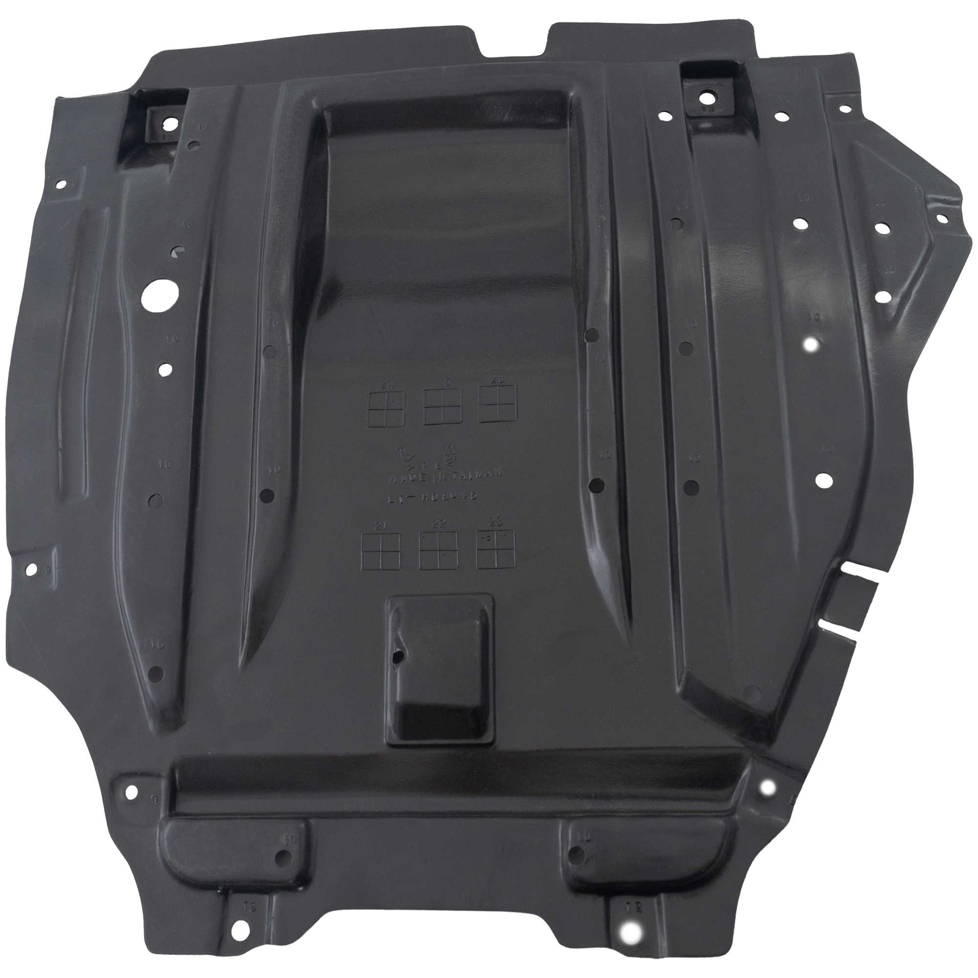 AM CR Z 11-12 INSIGHT 10-11 ENGINE SPLASH SHIELD Center Plastic Vacuum Form w o Insulation Foam SKU RH31010050 Partslink HO1228128 OEM 74111TM8A00