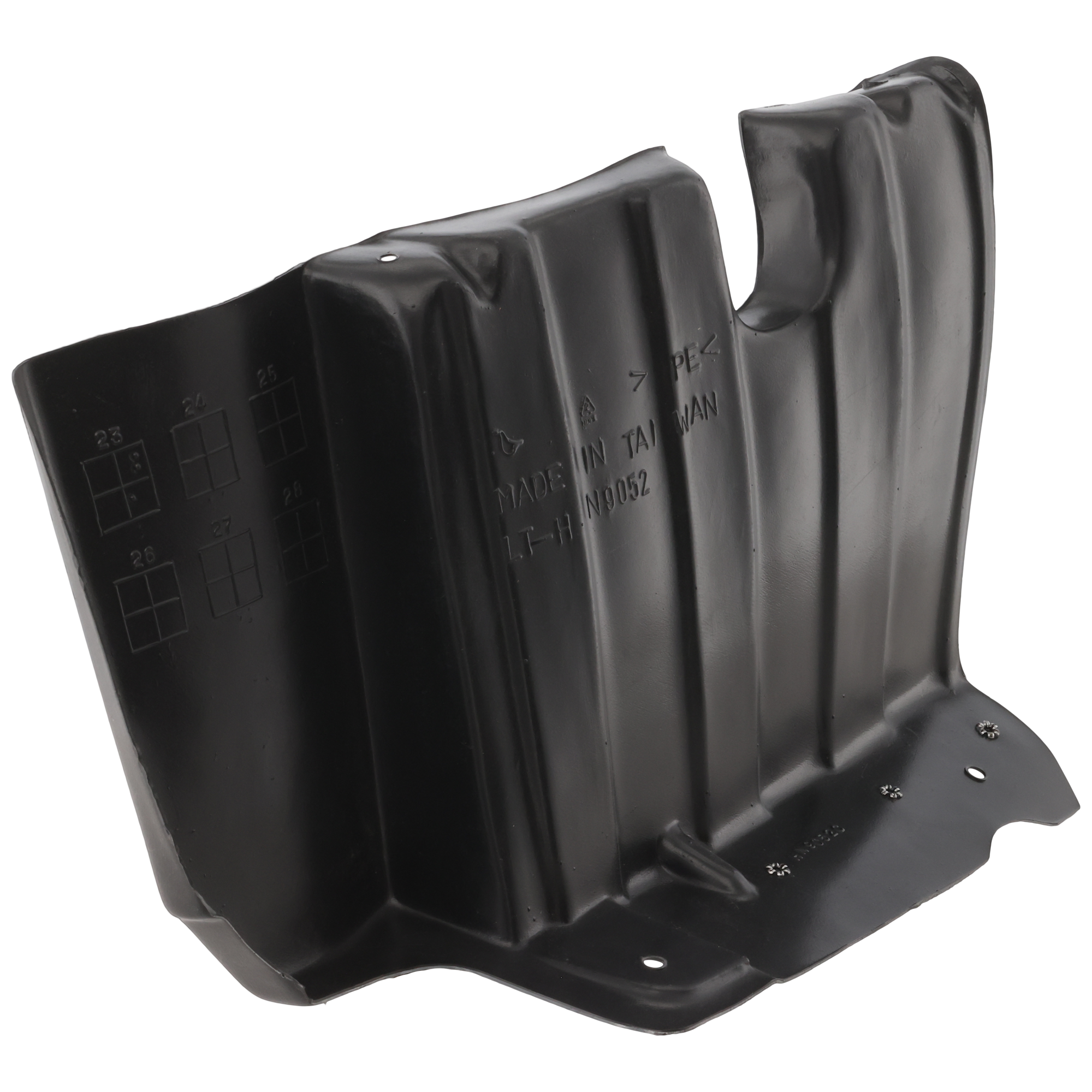 AM ELANTRA GT 16-17 ENGINE SPLASH SHIELD RH Side Cover Vacuum Form w o Insulation Foam SKU RH31010051 Partslink HY1228219 OEM 29120A5700
