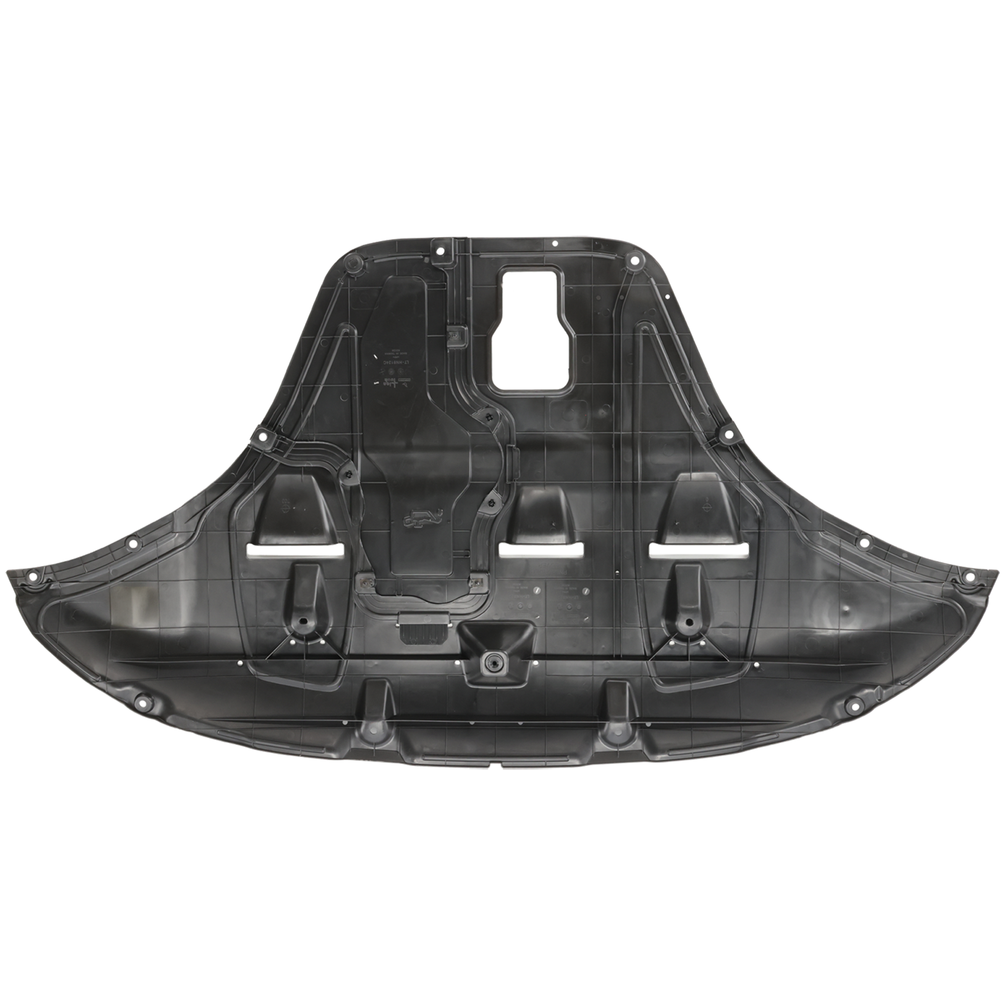 AM TUCSON 22-24 ENGINE SPLASH SHIELD Vacuum Form w o Insulation Foam Front Wheel Drive Korea Built Vehicle CAPA SKU RH31010071Q Partslink HY1228223C OEM 29110N9000