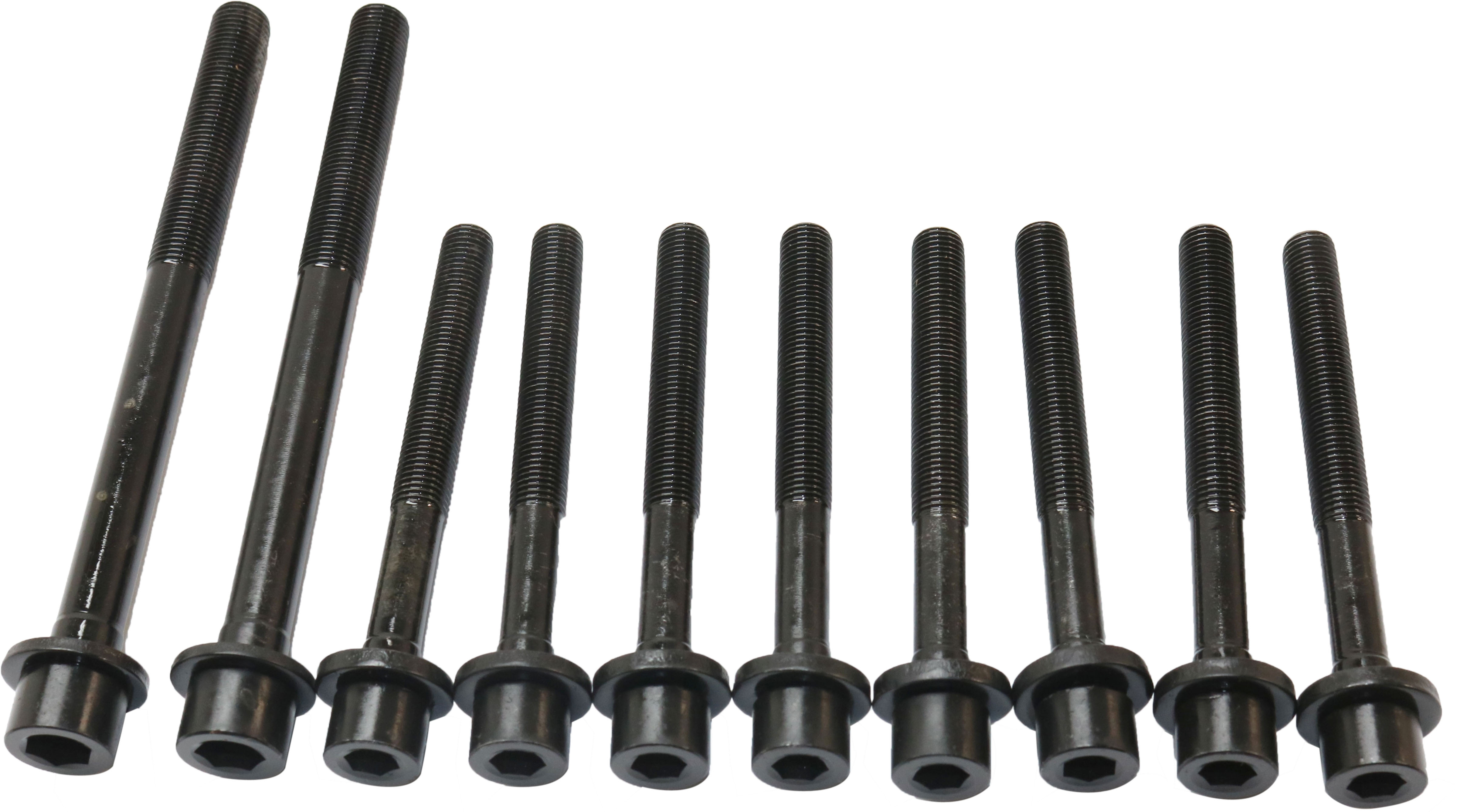 AM ELANTRA 96-12 CYLINDER HEAD BOLT SET 4 Cyl 1.8L 2.0L eng. SKU RH32020001 OEM 141015101-145509701 GS33524