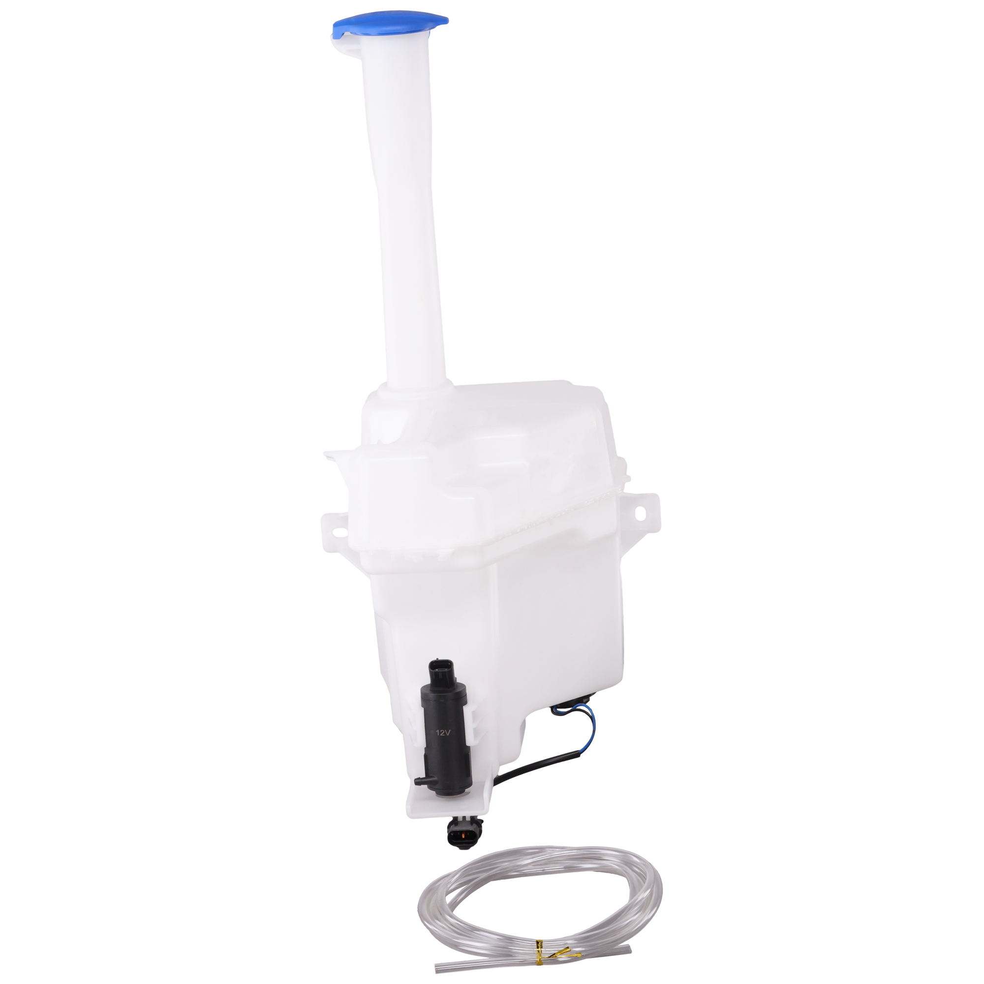 AM SONATA 15-19 WASHER RESERVOIR Assy w Pump Cap and Sensor Exc. Hybrid Model SKU RH37050003 Partslink HY1288142 OEM 98610C2000