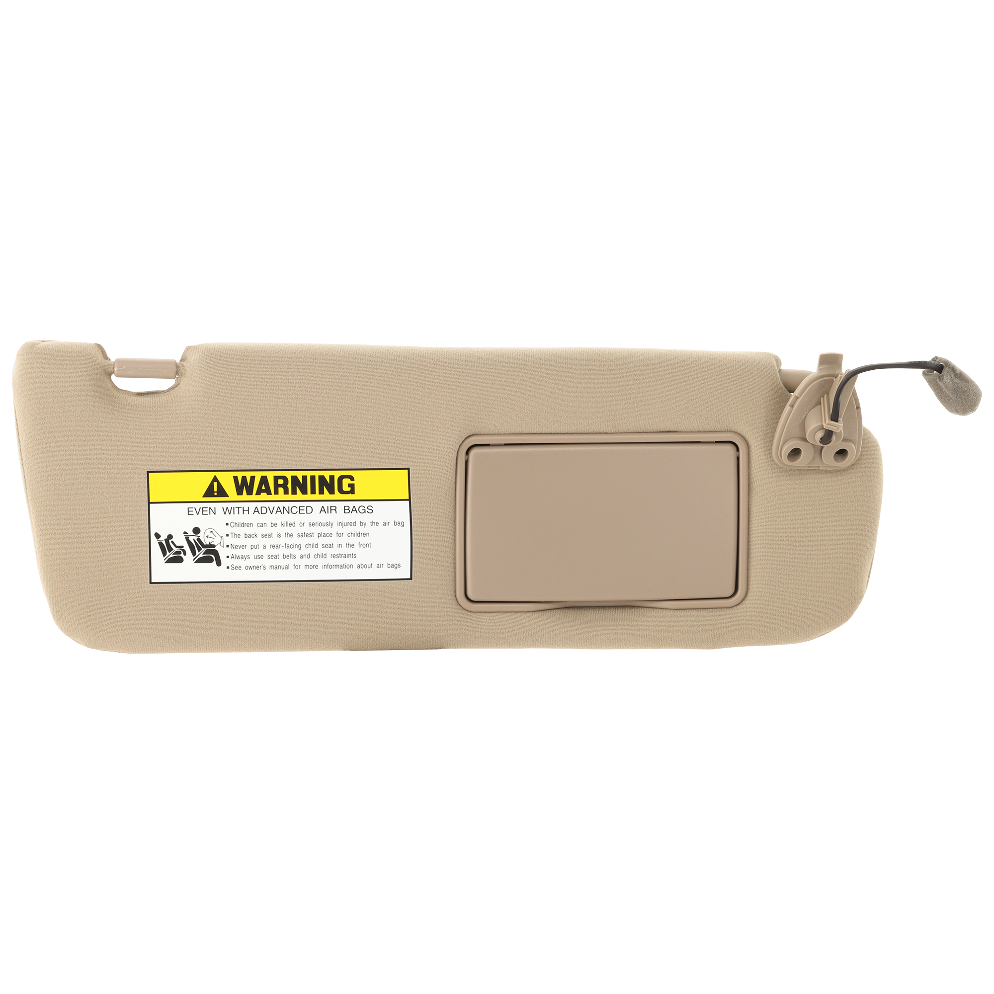 AM SONATA 05-08 SUN VISOR RH Beige w o Sunroof SKU RH42170011 OEM 852020A250QD 852020A250QDQQH