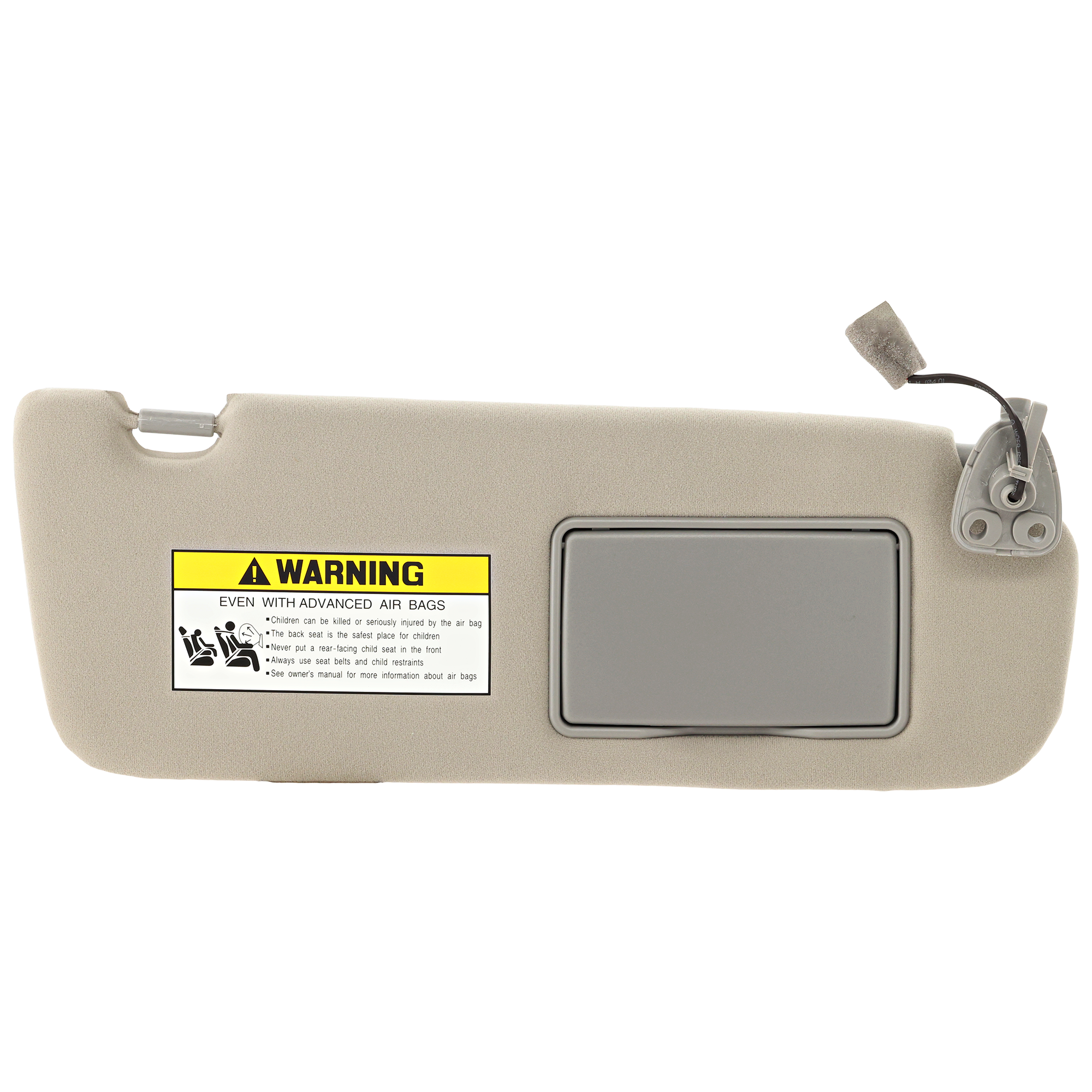 AM SONATA 05-08 SUN VISOR RH Gray w Sunroof SKU RH42170013 OEM 852020A750QS 852020A750QSQQH