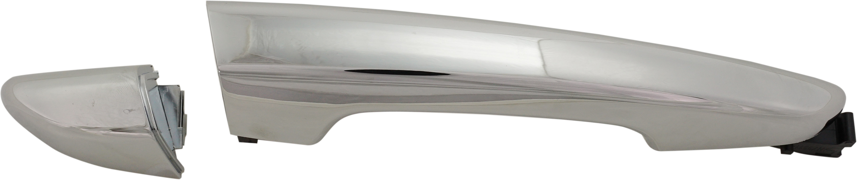 AM SONATA 15-19 FRONT EXTERIOR DOOR HANDLE RH All Chrome w Cover w o Keyhole SKU RH46210005CK OEM 82661C1110-82662C1030