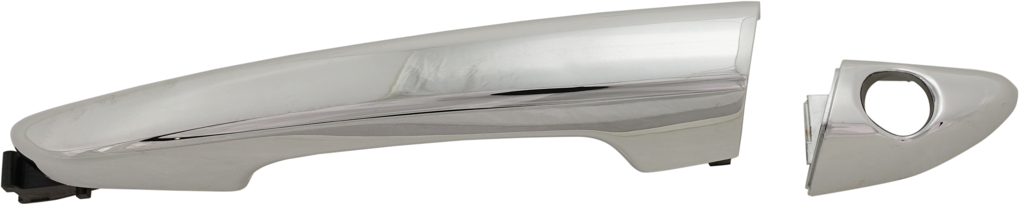 AM SONATA 15-19 FRONT EXTERIOR DOOR HANDLE LH All Chrome w Cover and Keyhole SKU RH46210006C OEM 82651C1110-82652C1010